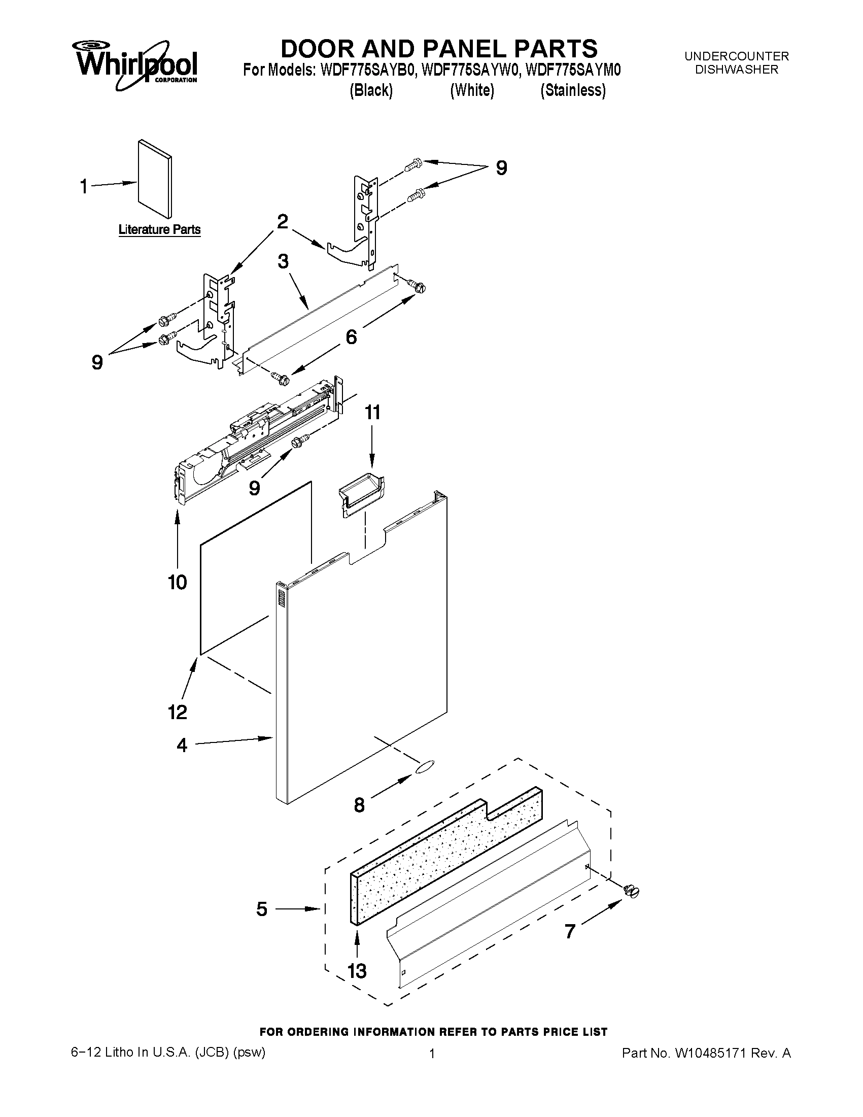 01 - DOOR AND PANEL PARTS