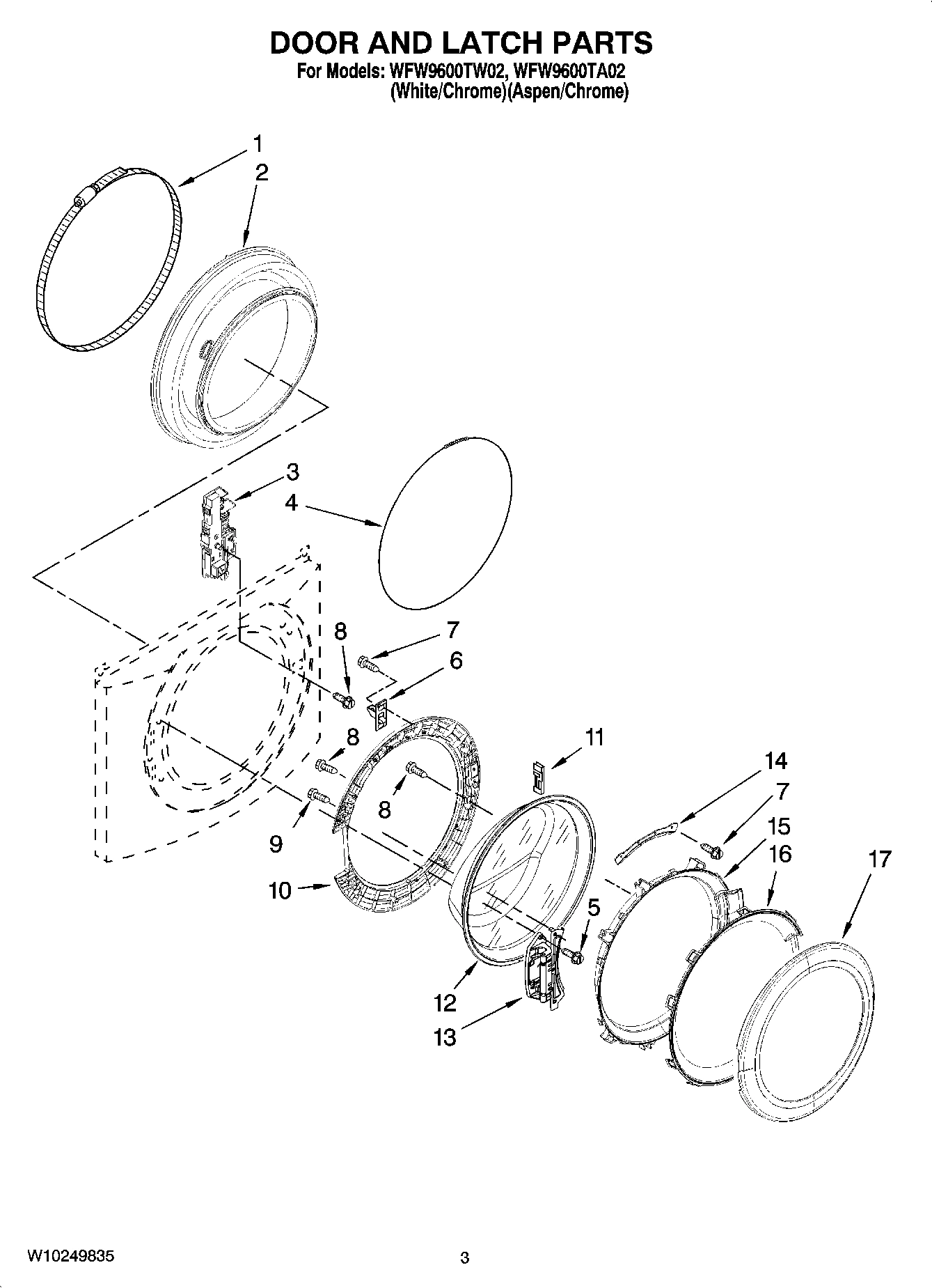 02 - DOOR AND LATCH PARTS