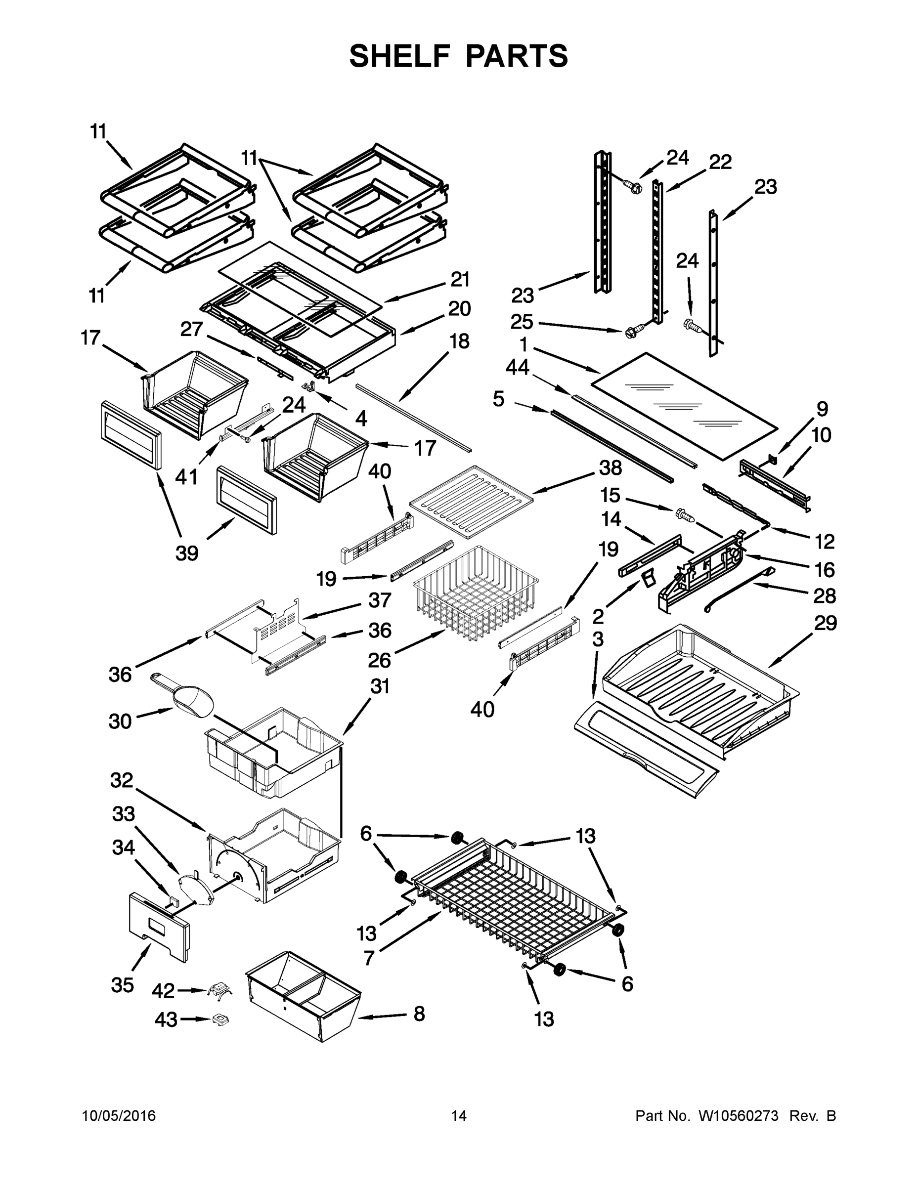08 - SHELF PARTS