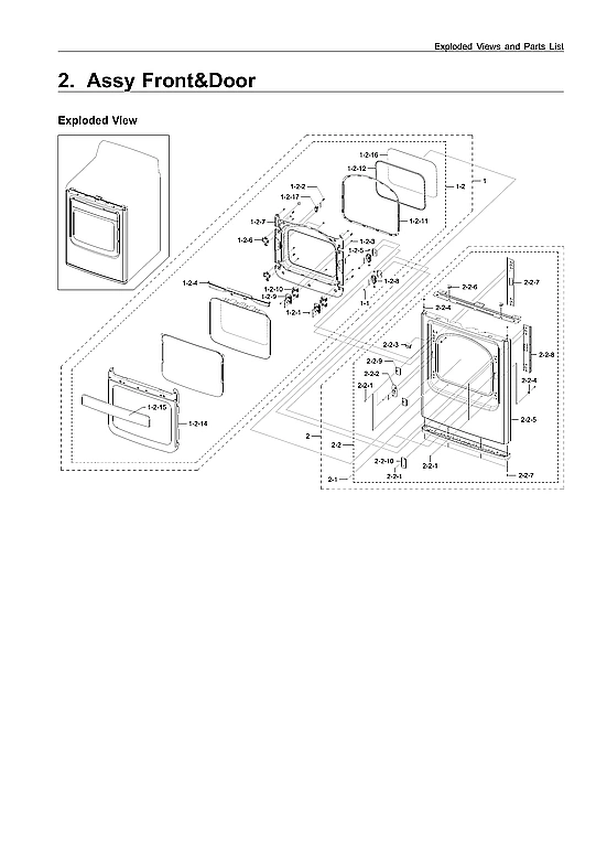 FRONT & DOOR ASSY