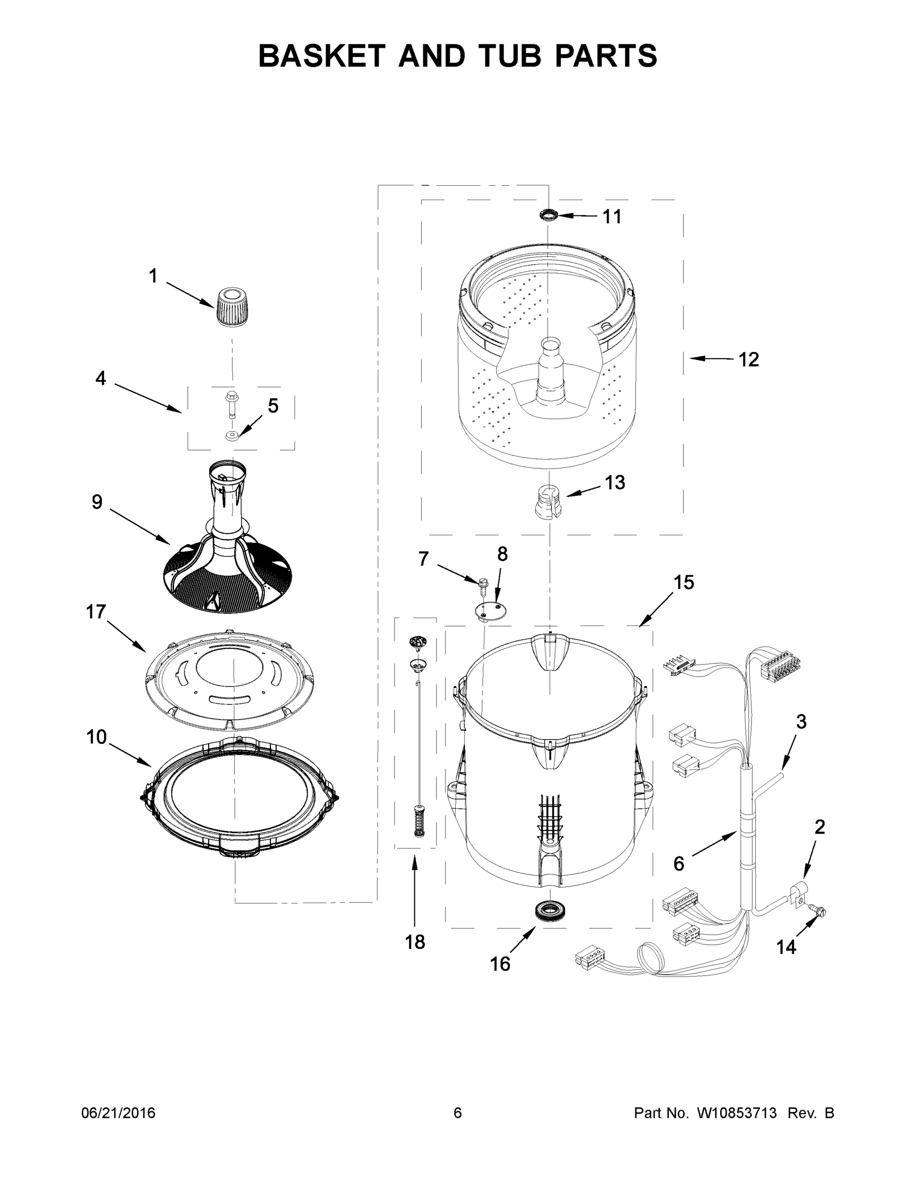 04 - BASKET AND TUB PARTS