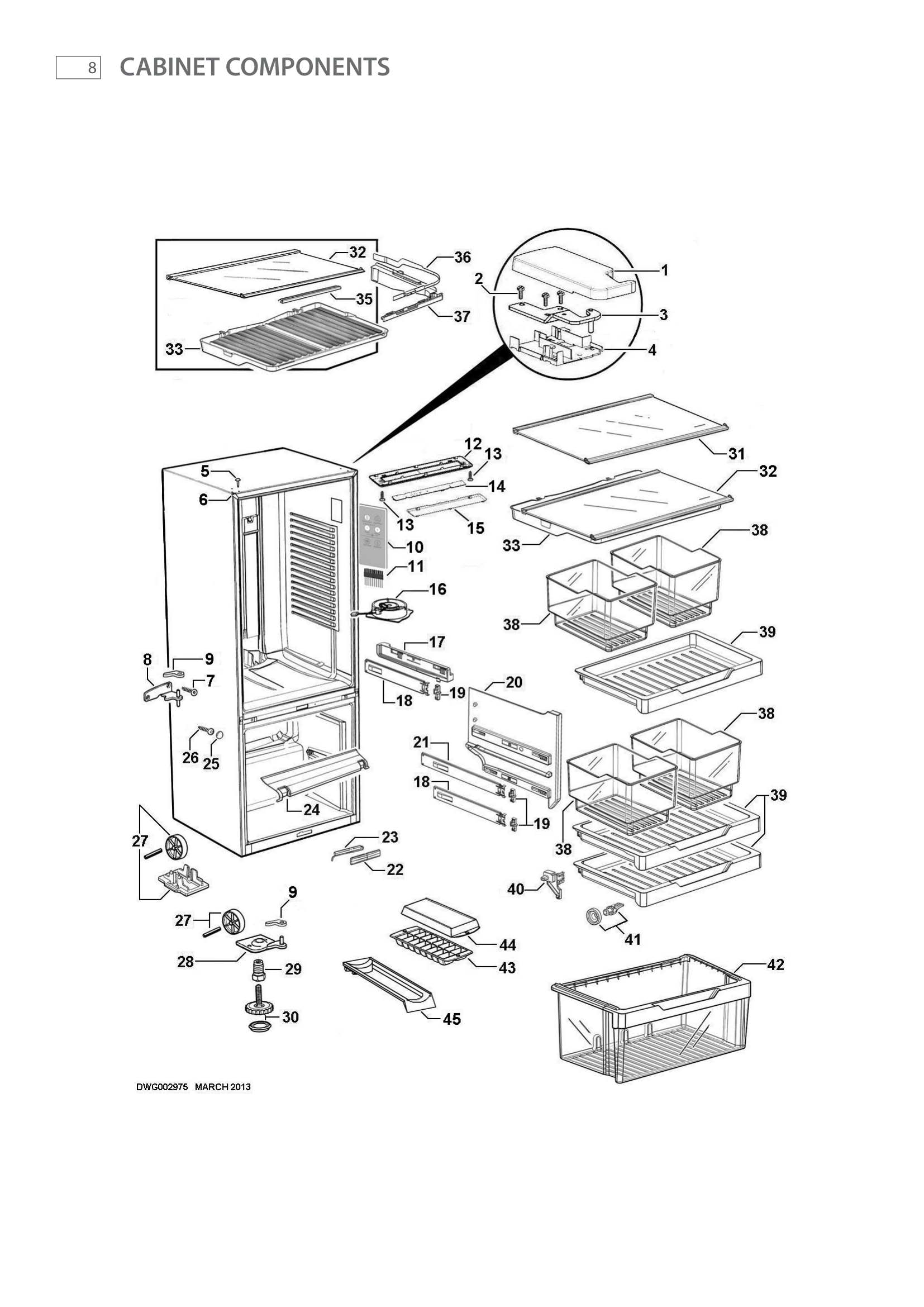 CABINET COMPONENTS