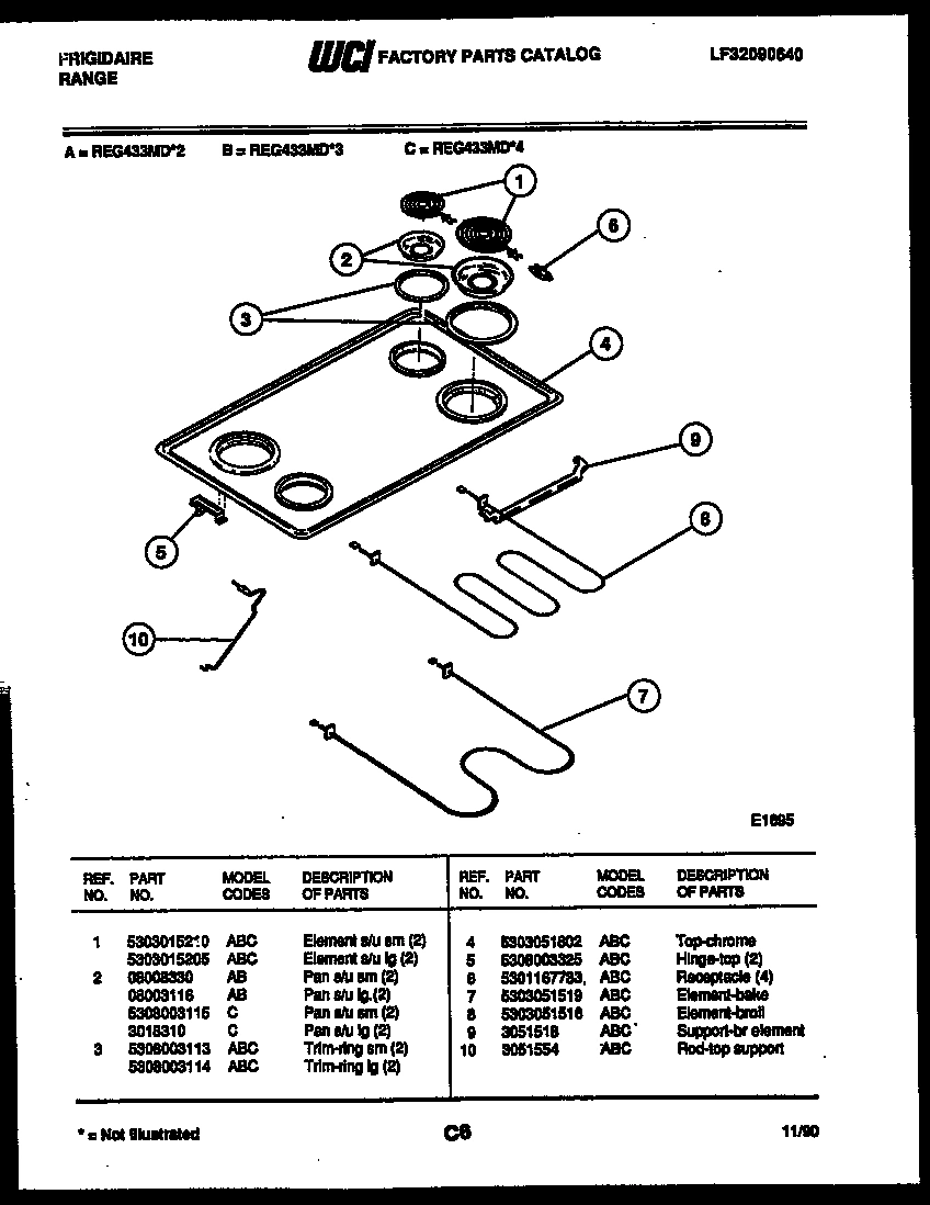 04 - COOKTOP AND BROILER PARTS