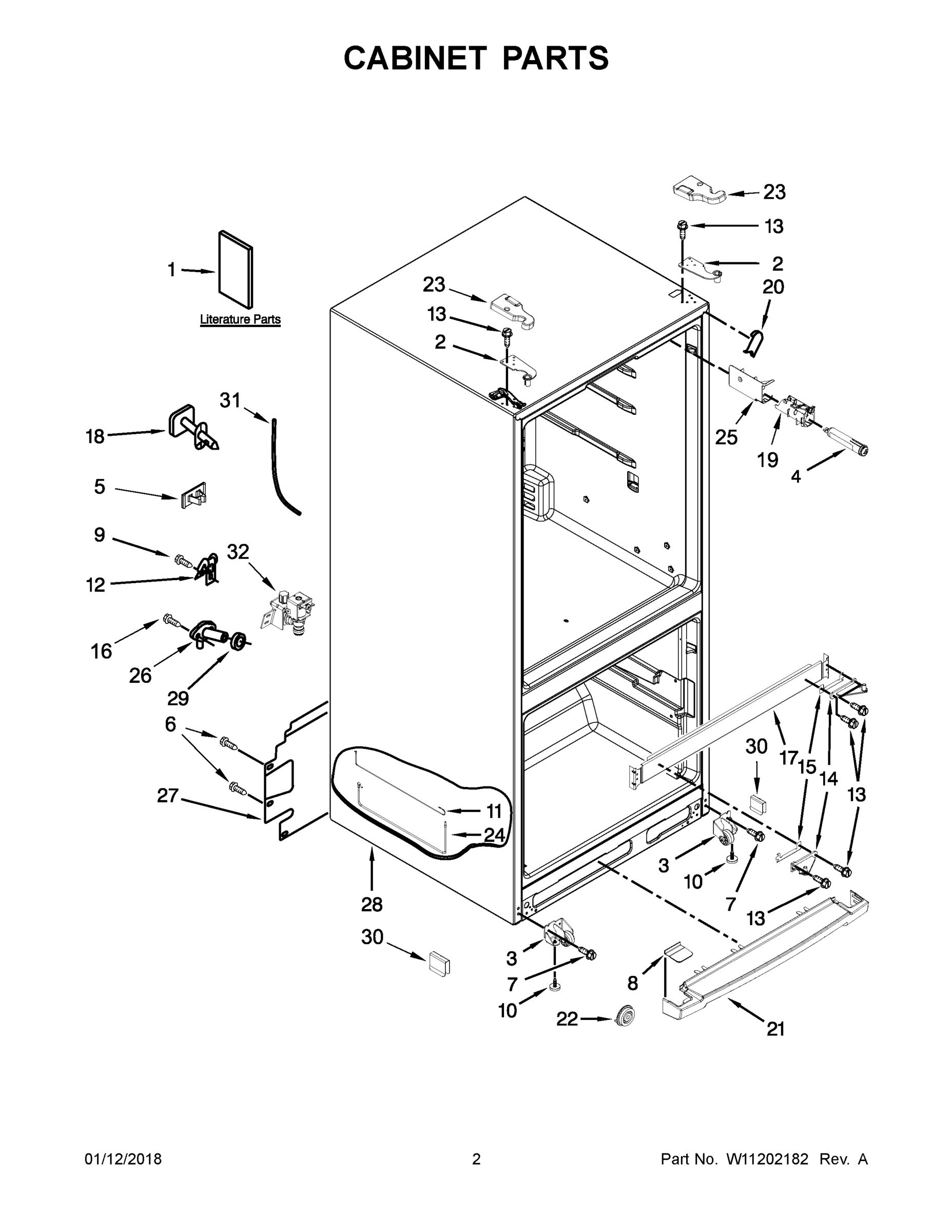 02 - CABINET PARTS