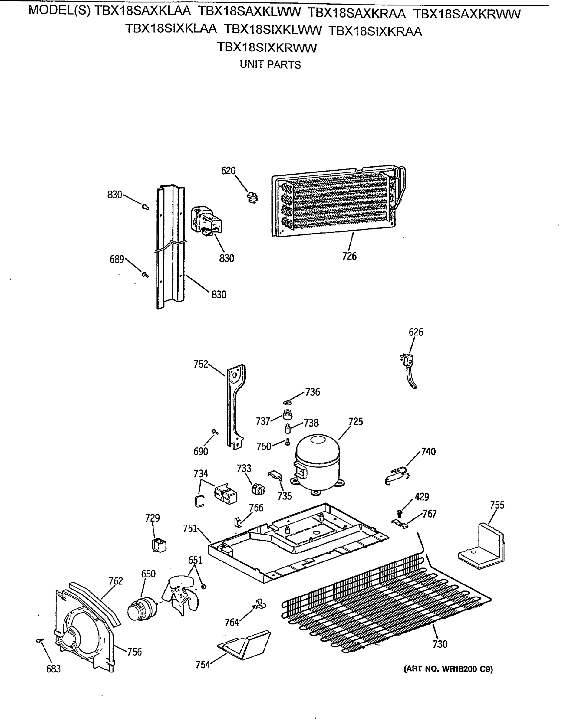 UNIT PARTS