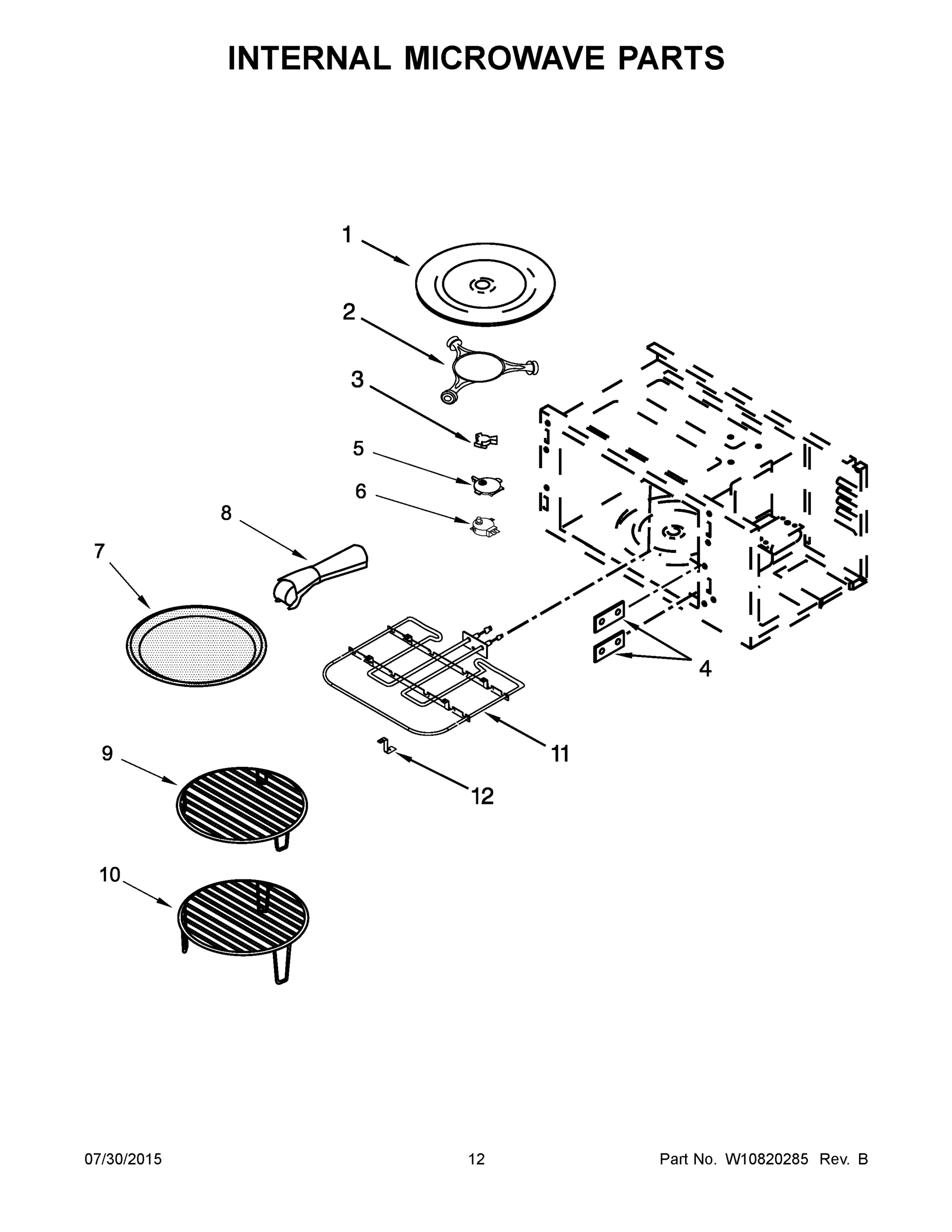 07 - INTERNAL MICROWAVE PARTS