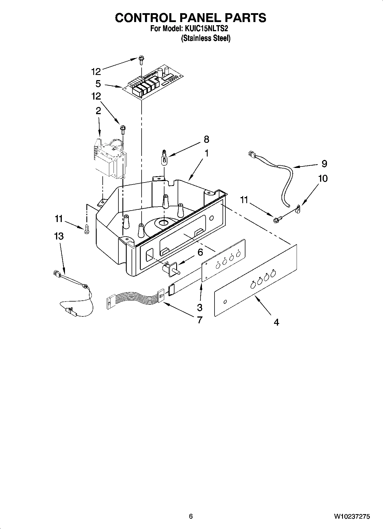 04 - CONTROL PANEL PARTS