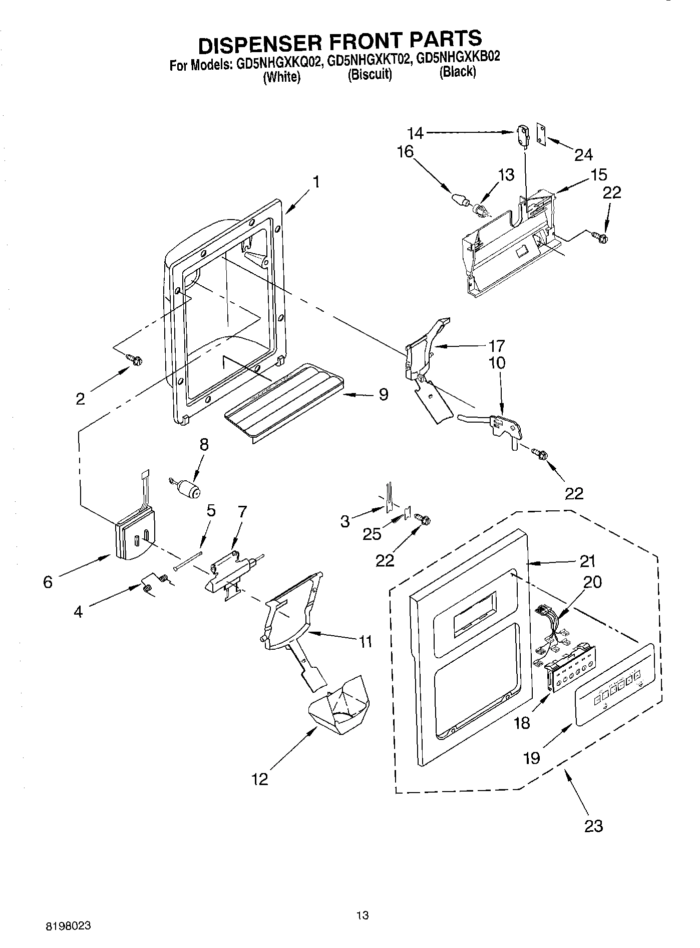 08 - DISPENSER FRONT