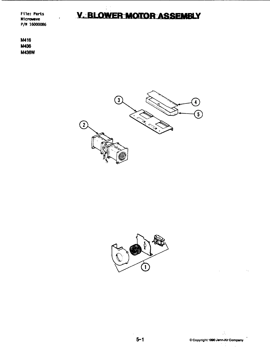 01 - BLOWER MOTOR ASSEMBLY