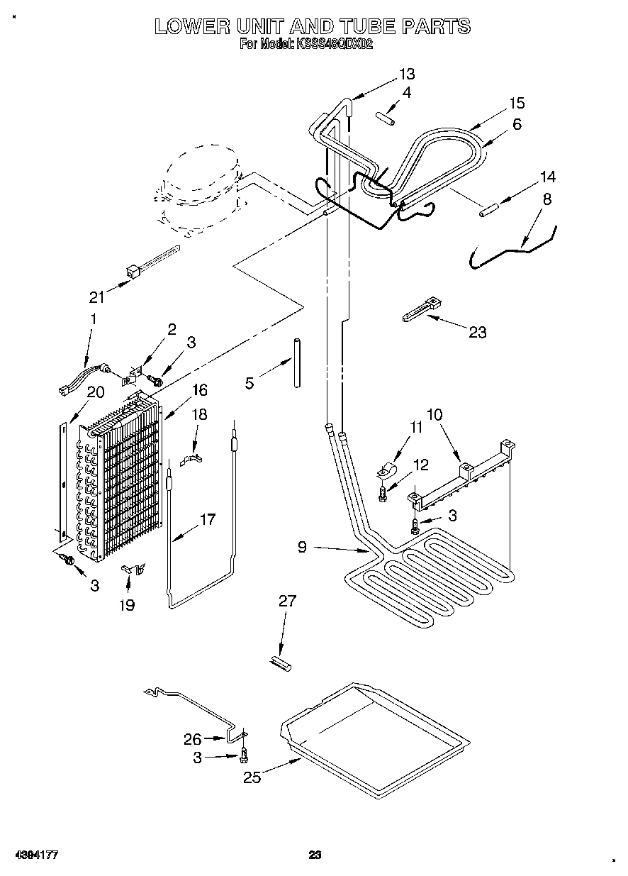 15 - LOWER UNIT AND TUBE