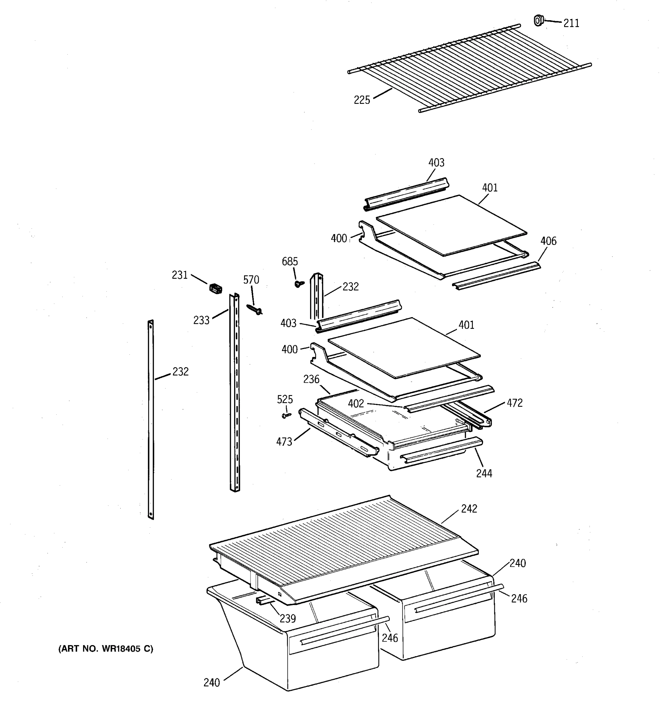 SHELF PARTS