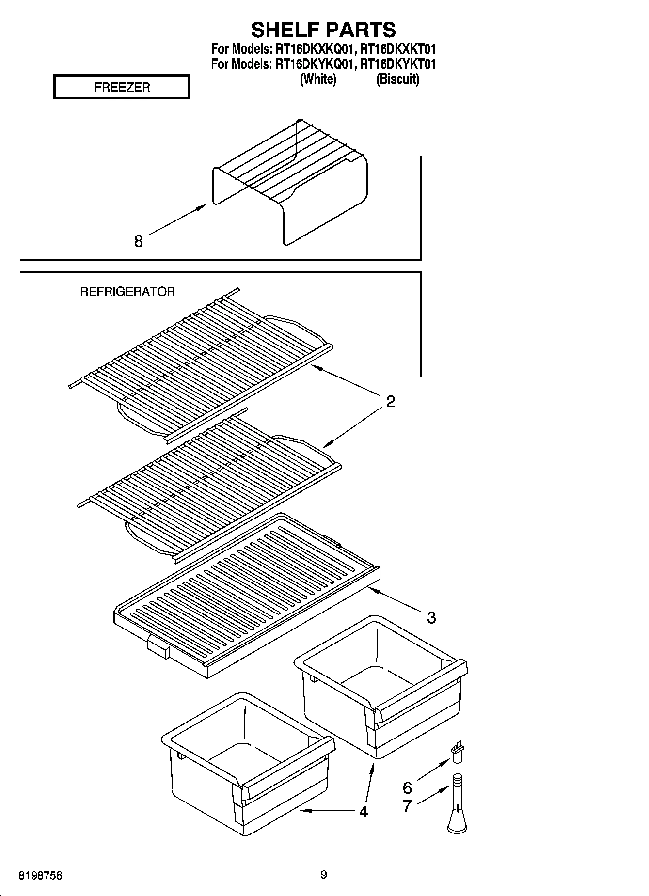 05 - SHELF PARTS, LITERATURE AND OPTIONAL PARTS
