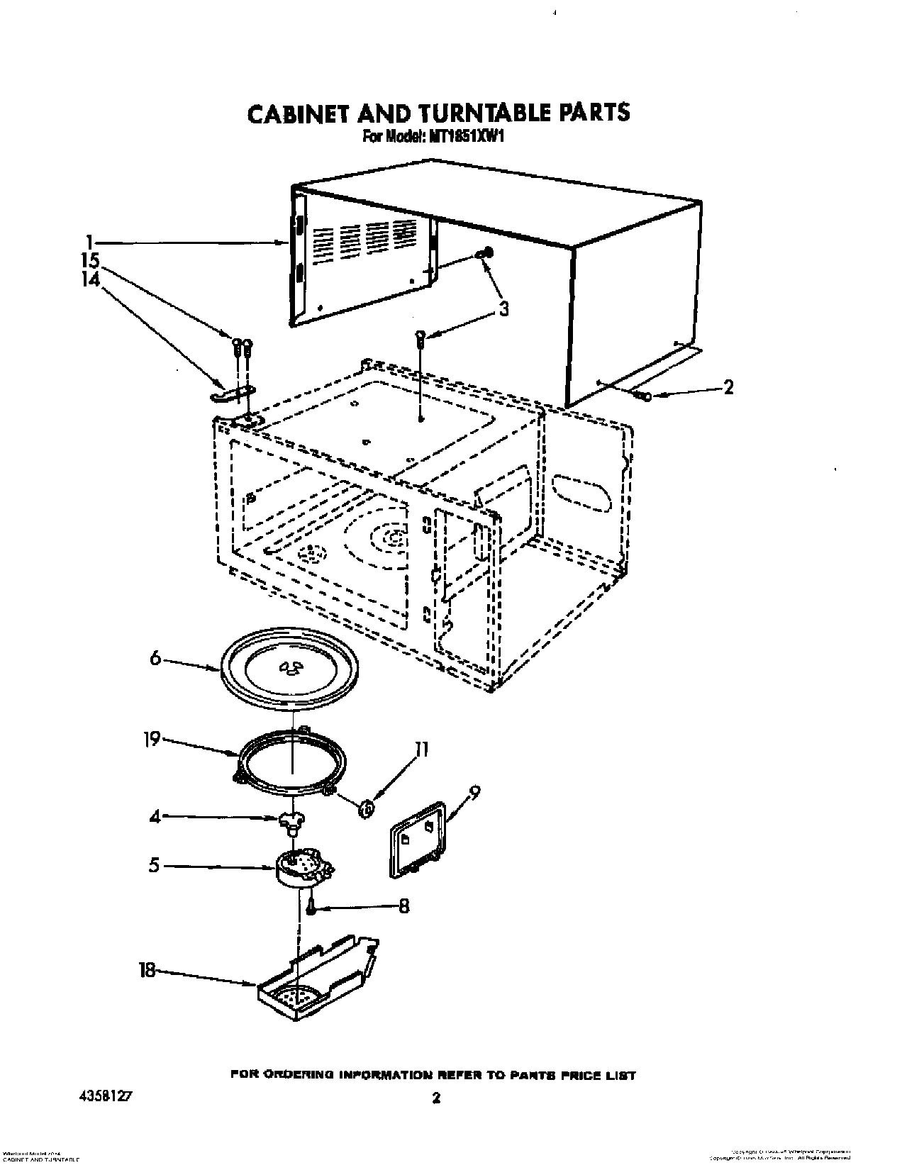 02 - CABINET AND TURNTABLE, LIT/OPTIONAL