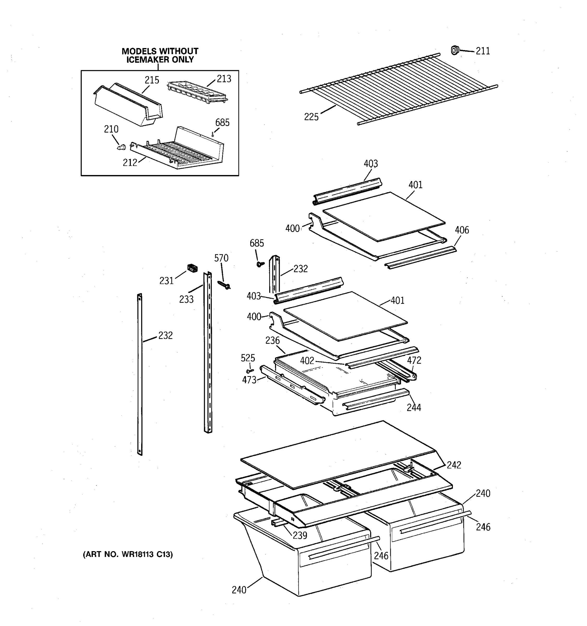 SHELF PARTS
