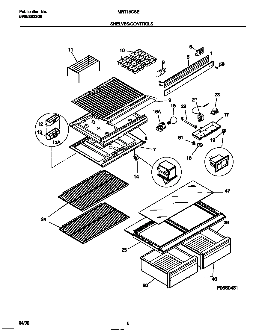 04 - SHELVES/CONTROLS