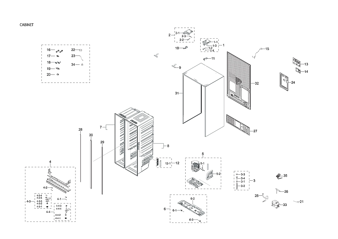 CABINET PARTS