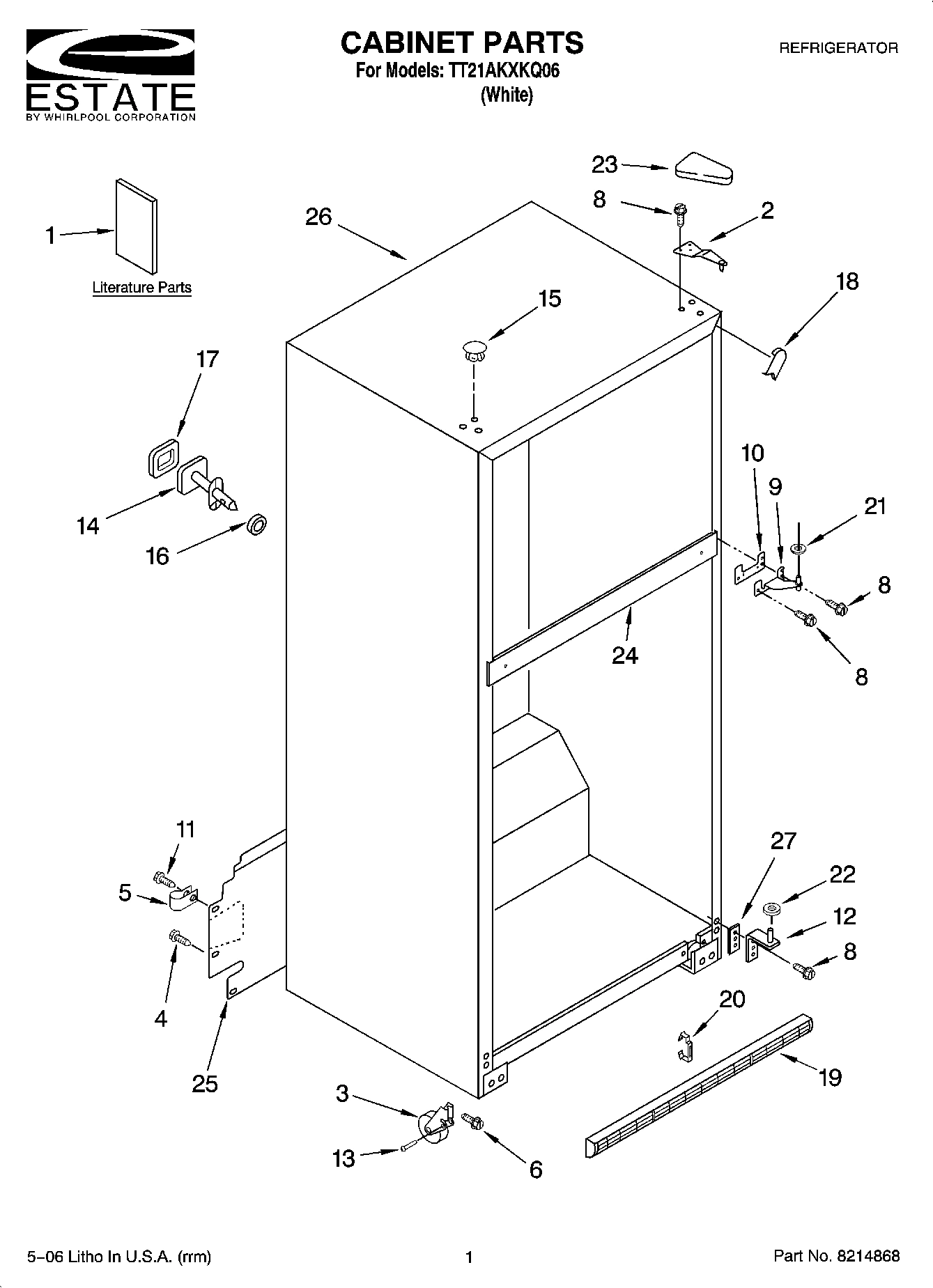 01 - CABINET PARTS
