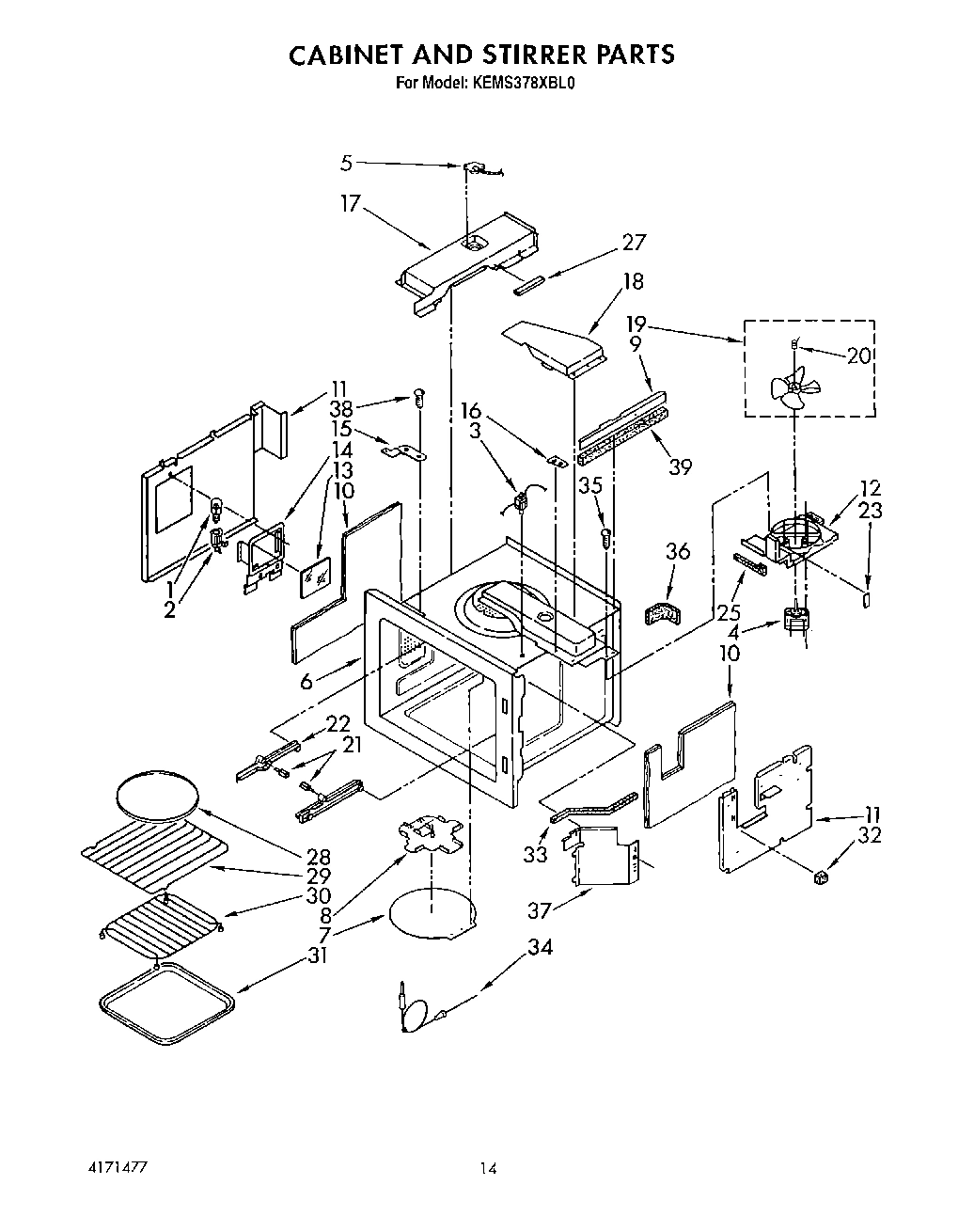 10 - CABINET AND STIRRER, OPTIONAL