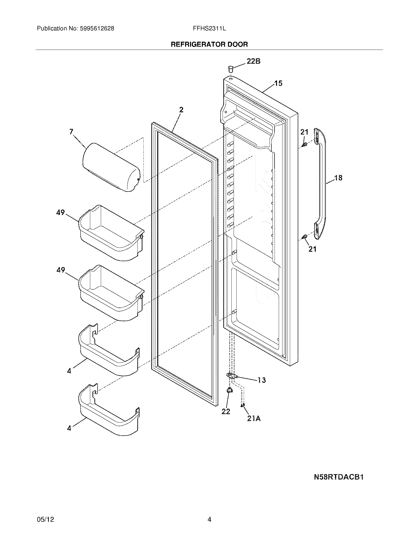 05 - REFRIGERATOR DOOR