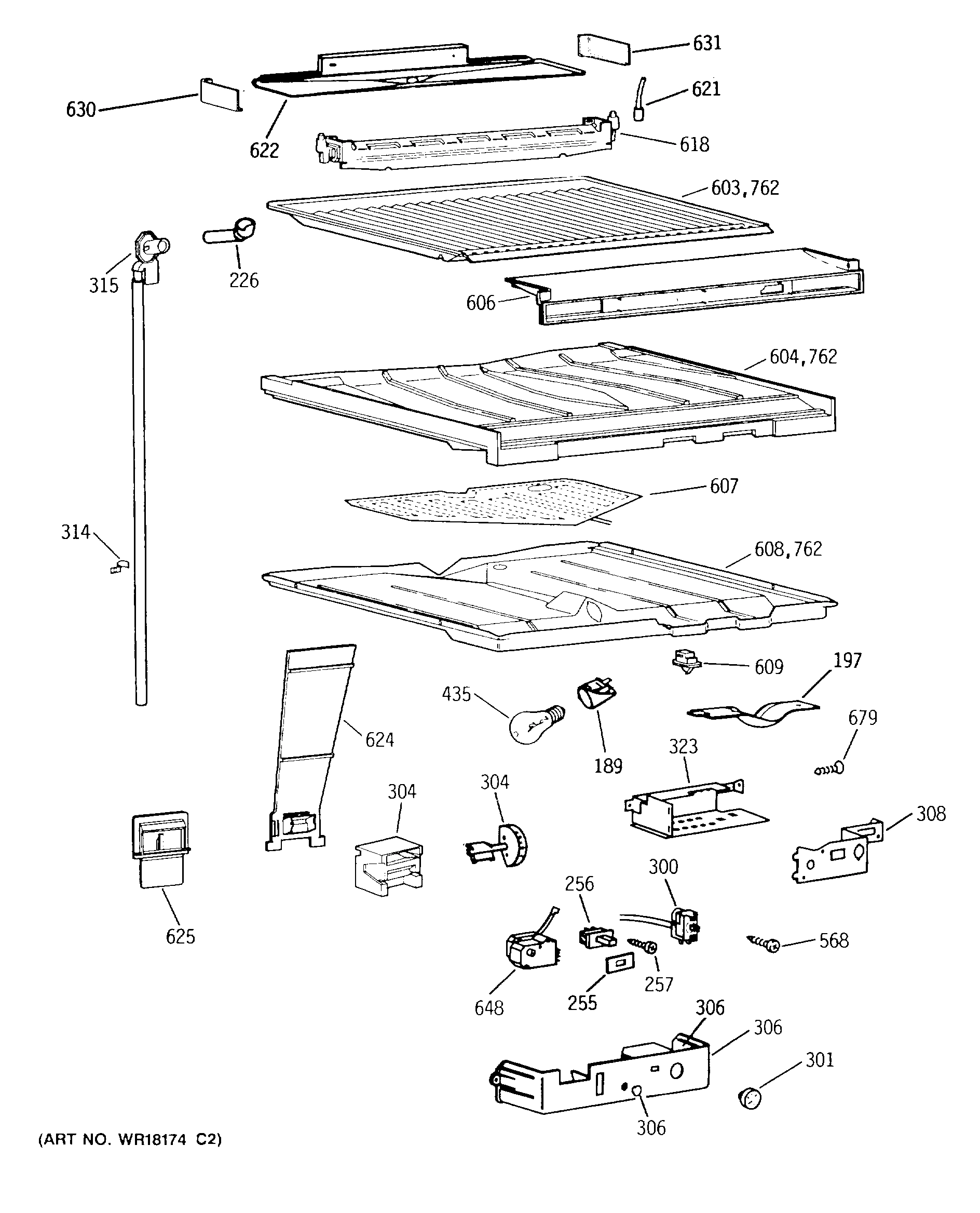COMPARTMENT SEPARATOR PARTS