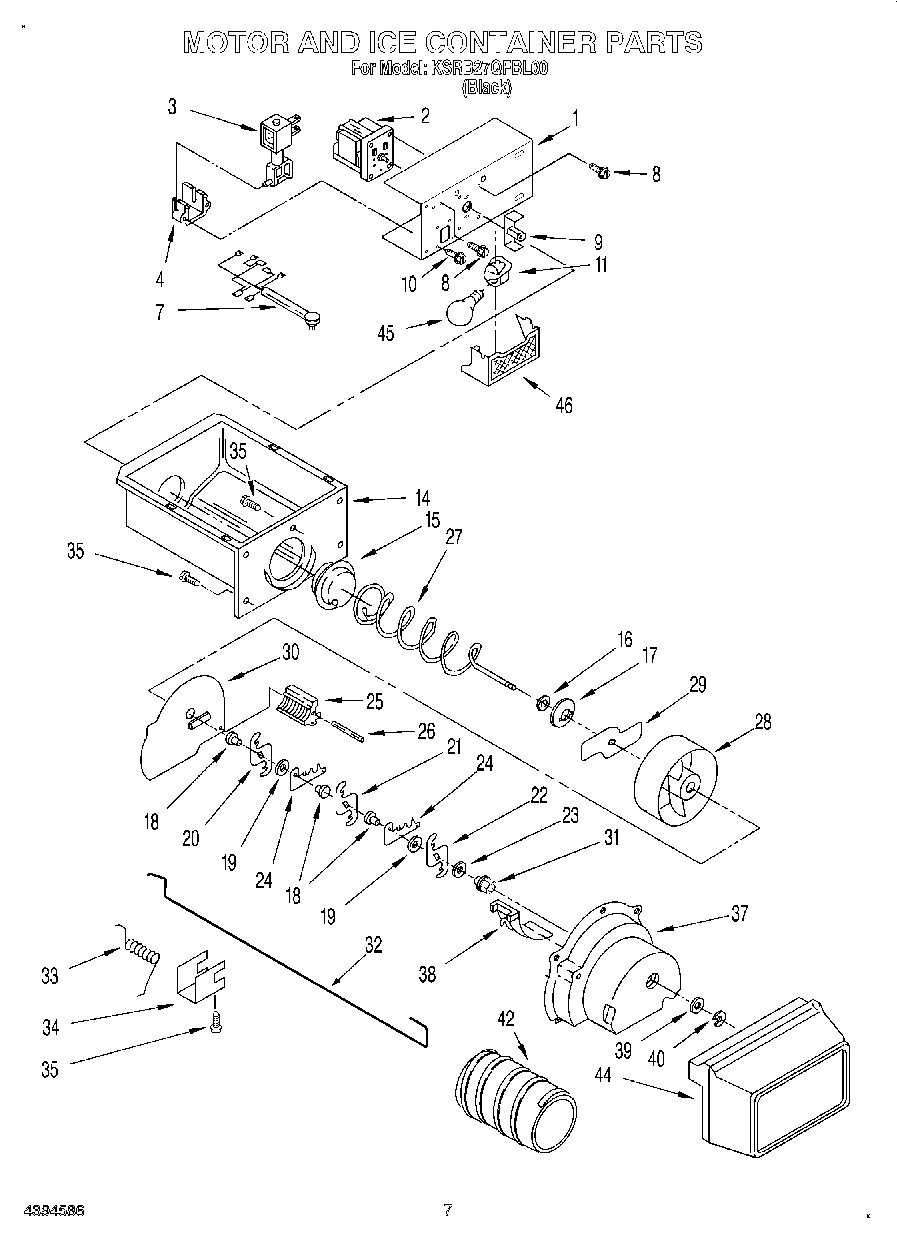 05 - MOTOR AND ICE CONTAINER
