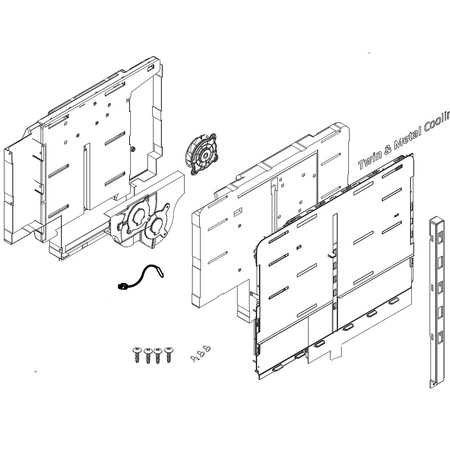 DA97-17362A Samsung Refrigerator Evaporator C