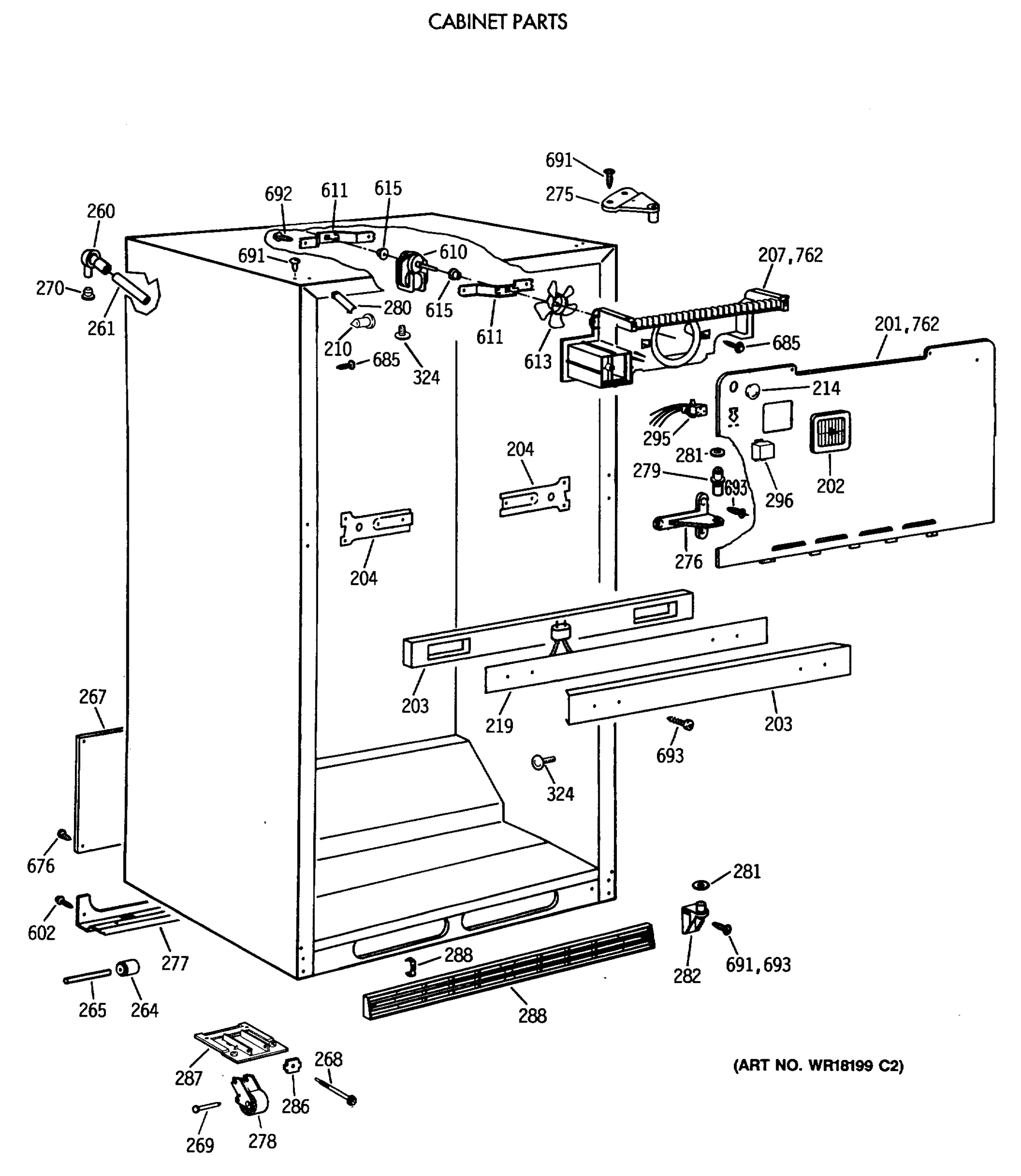 CABINET PARTS