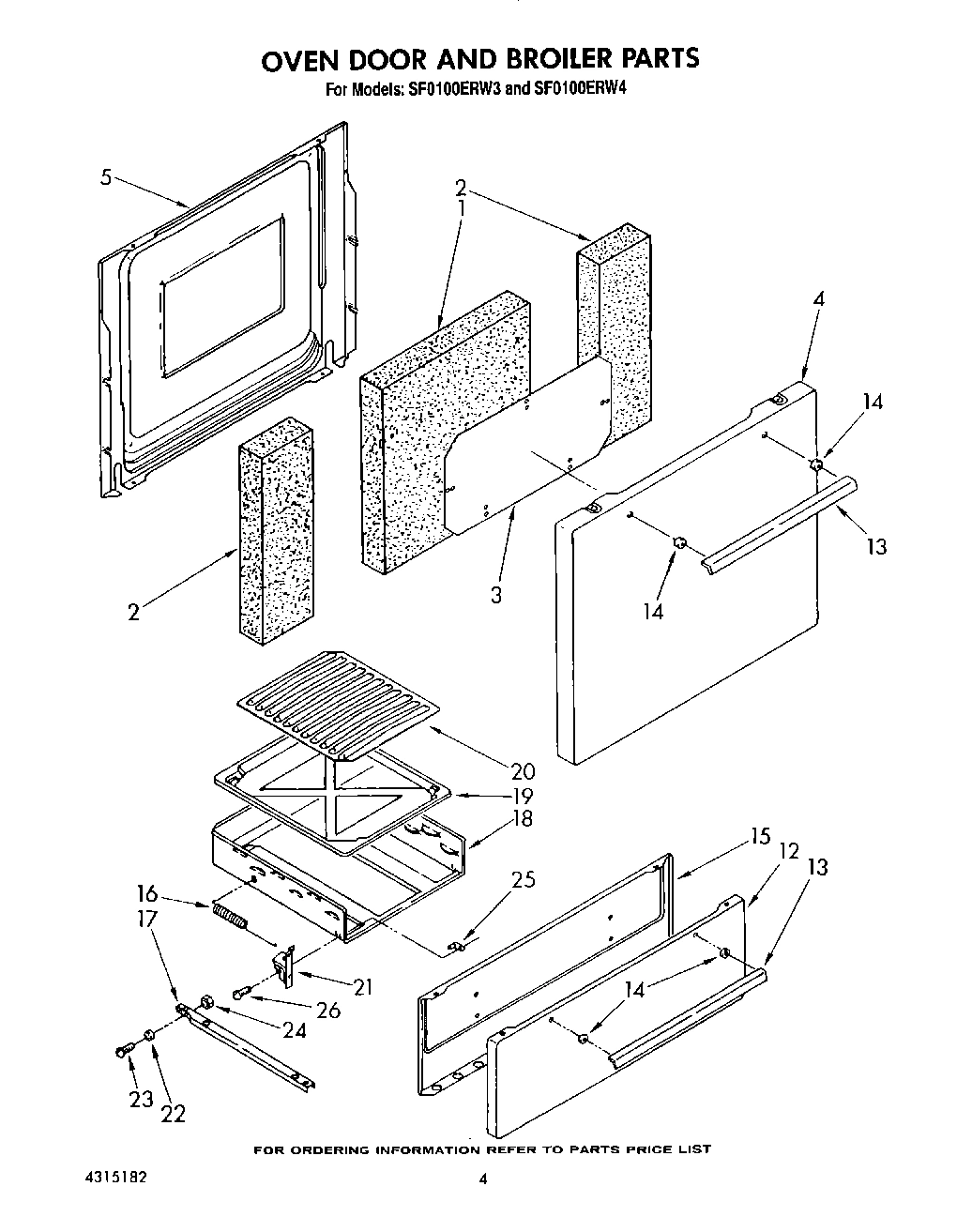 03 - OVEN DOOR AND BROILER