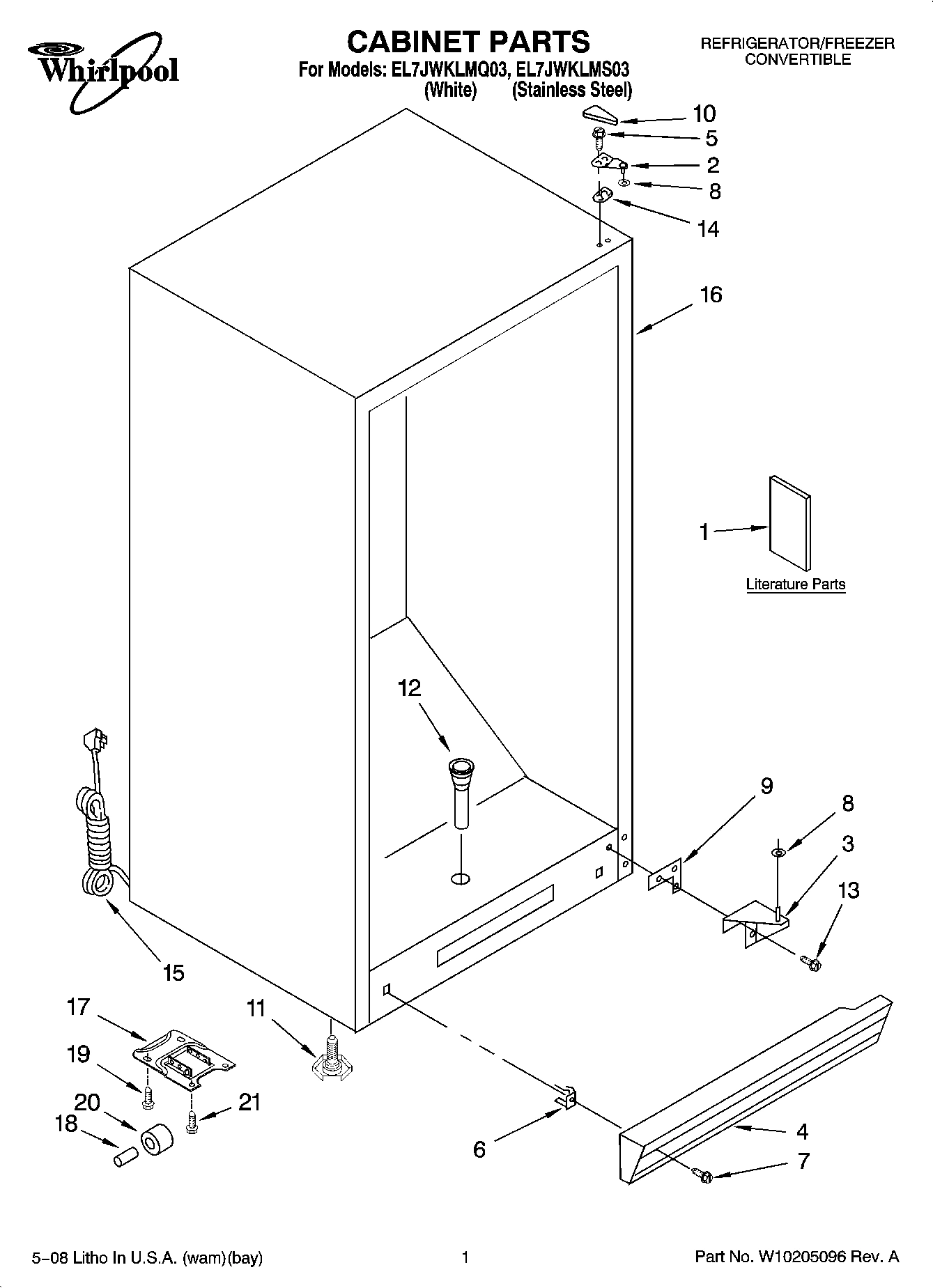 01 - CABINET PARTS