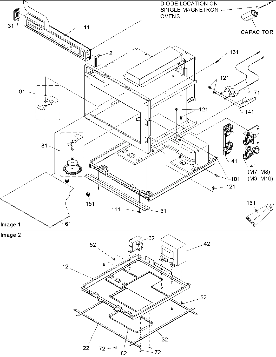 01 - CONTROL/ANTENNA & BASEPAN ASSEMBLY