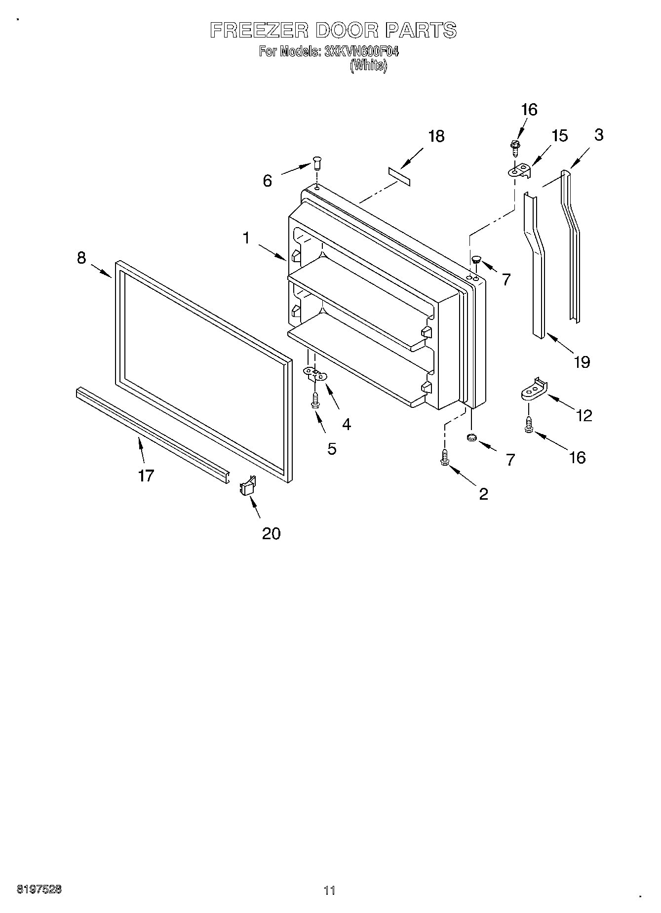 06 - FREEZER DOOR, LIT/OPTIONAL