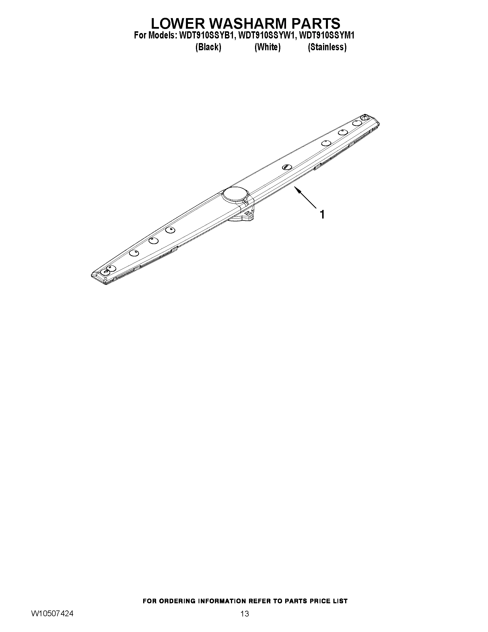 11 - LOWER WASHARM PARTS