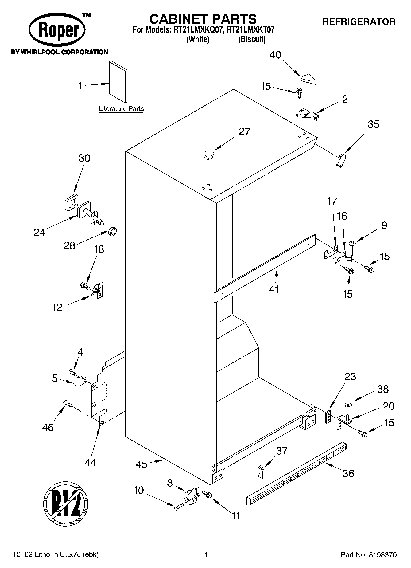 01 - CABINET, LITERATURE