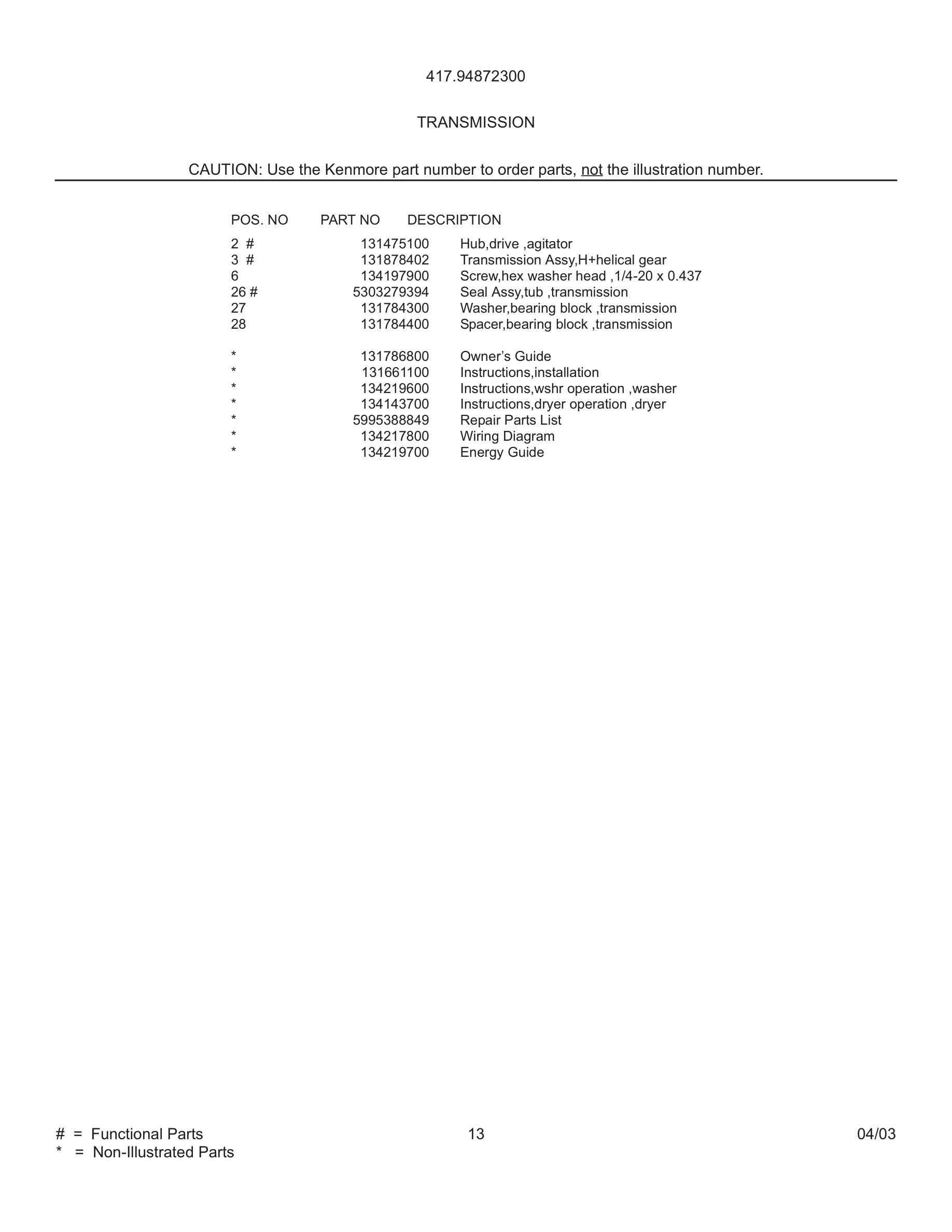 13 - WIRING DIAGRAM