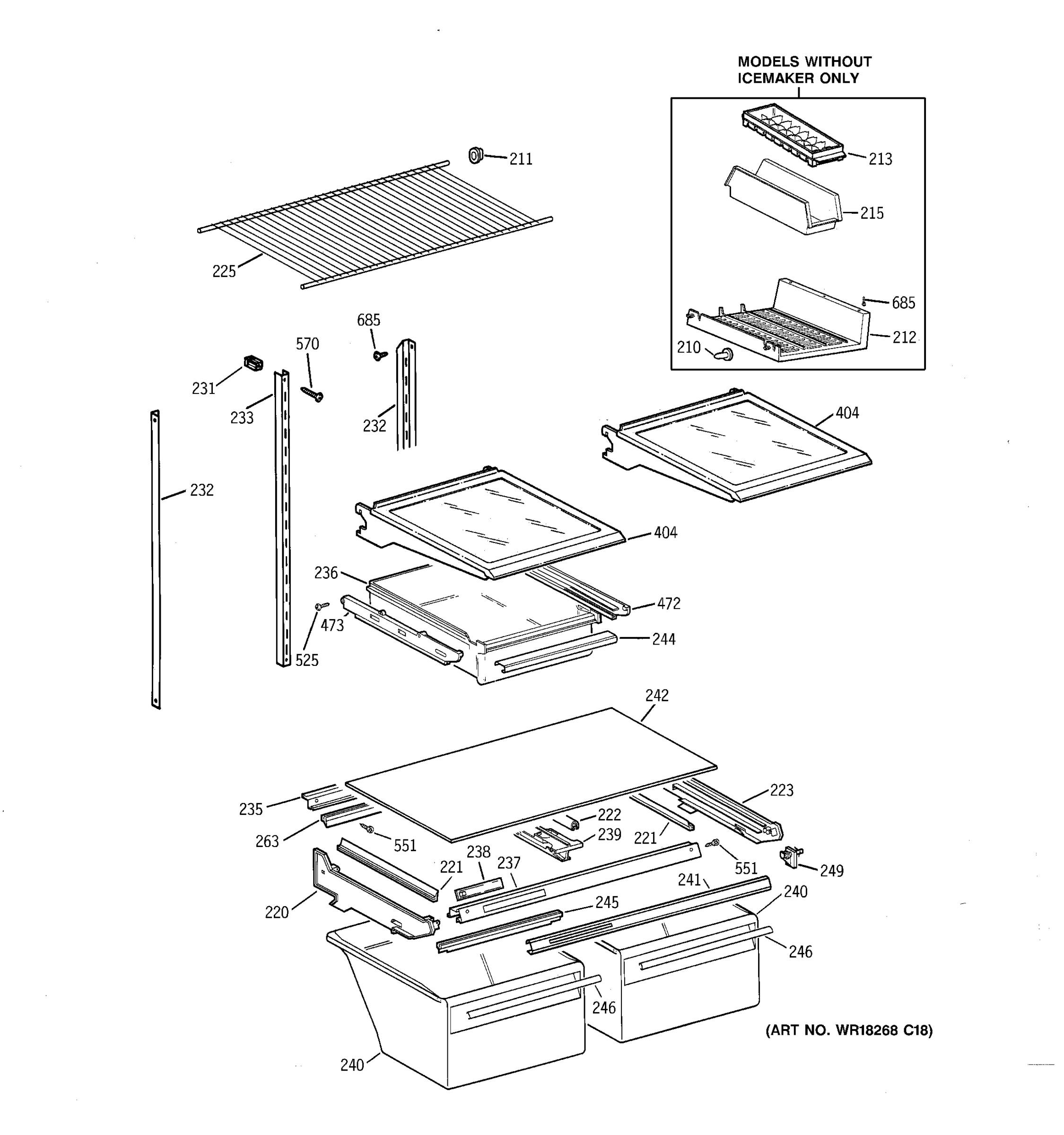 SHELF PARTS