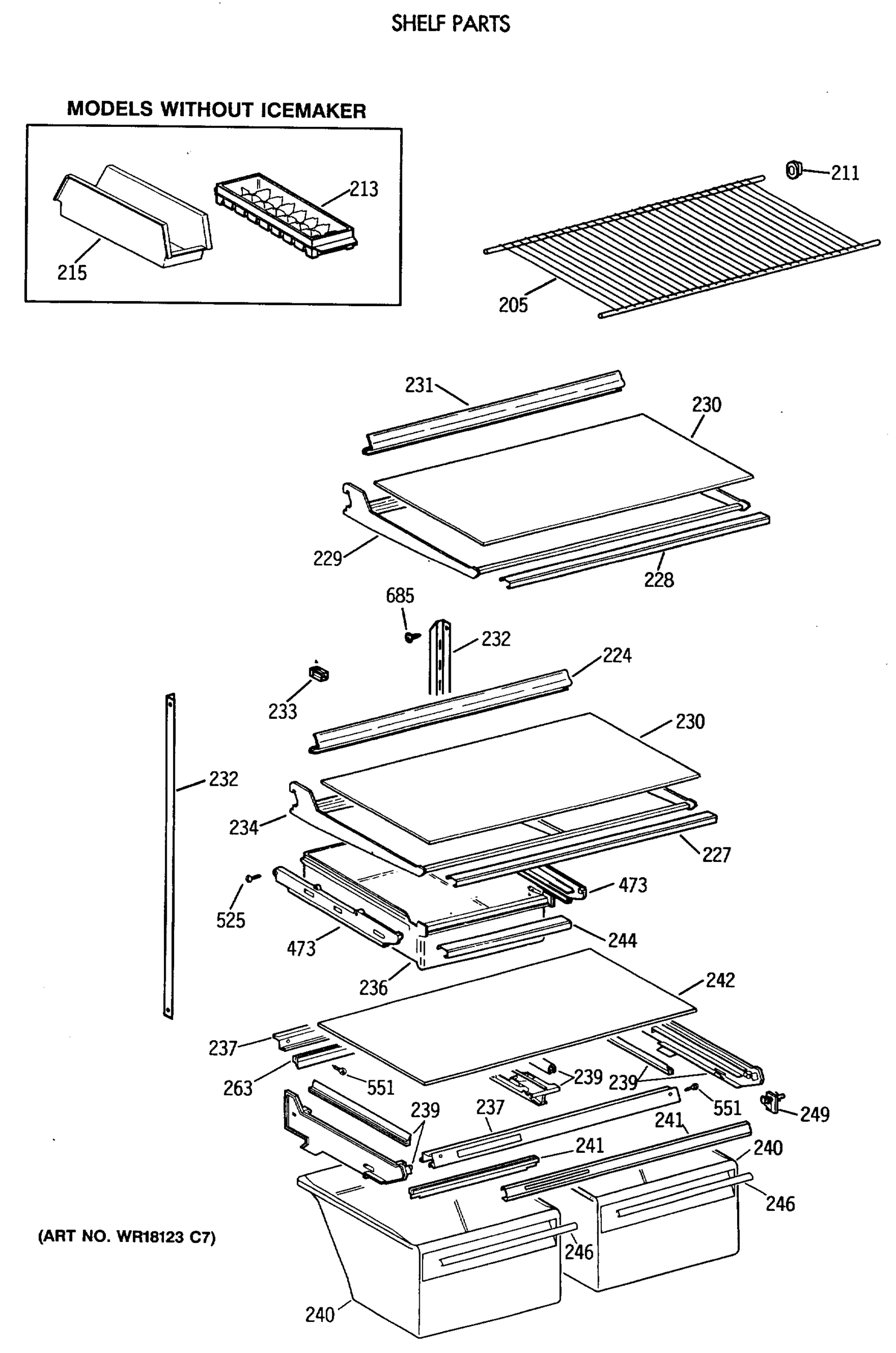 SHELF PARTS