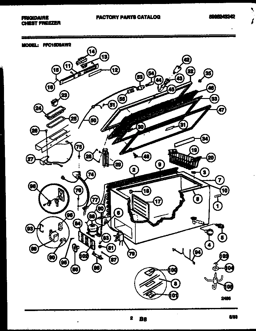 02 - CHEST FREEZER PARTS