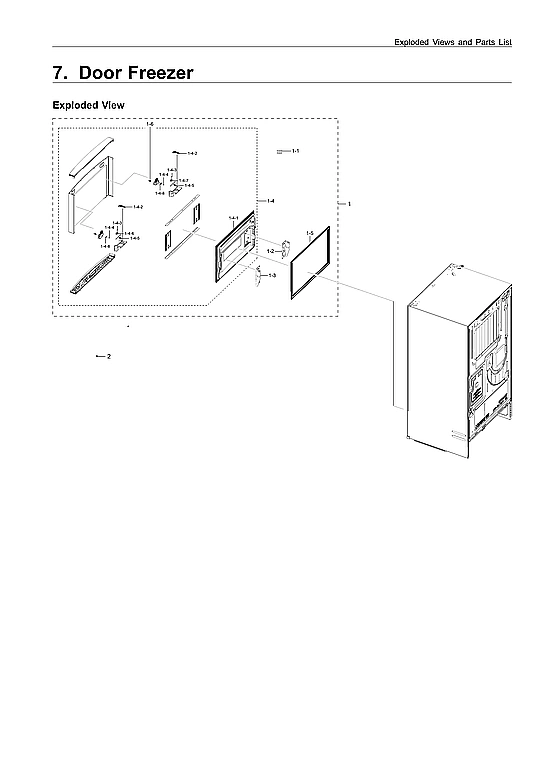 Freezer Door Parts