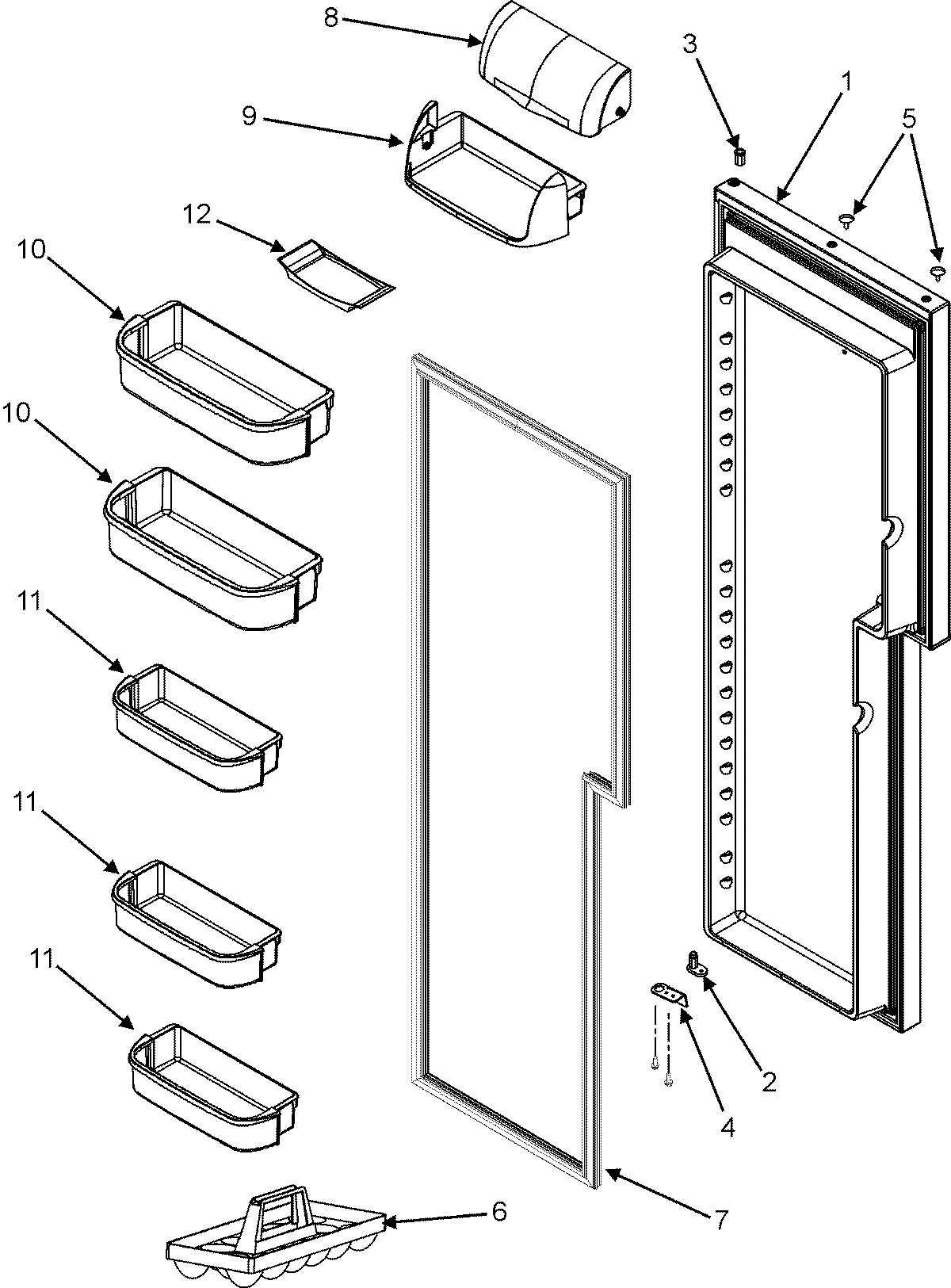 15 - REFRIGERATOR DOOR
