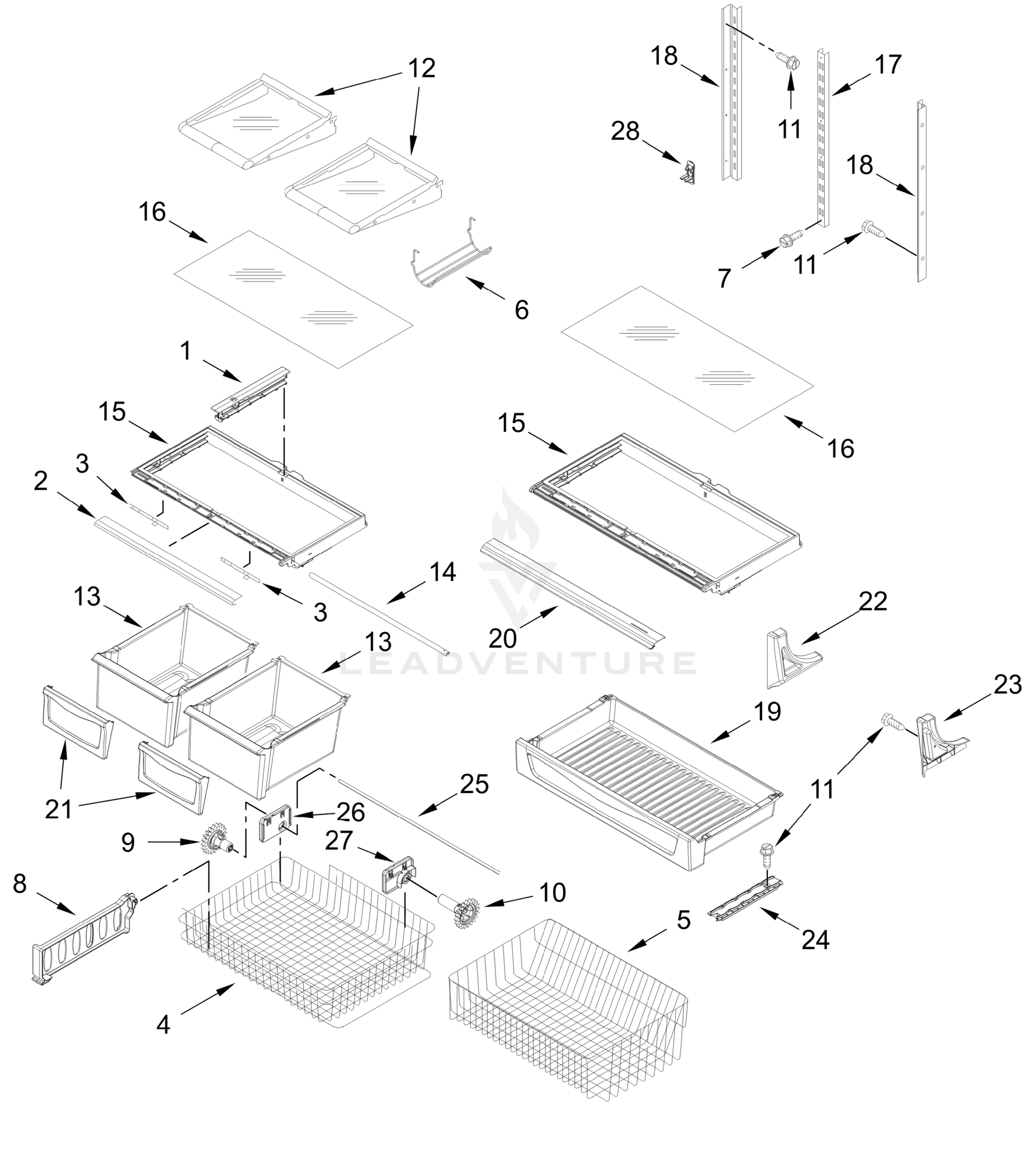 SHELF PARTS