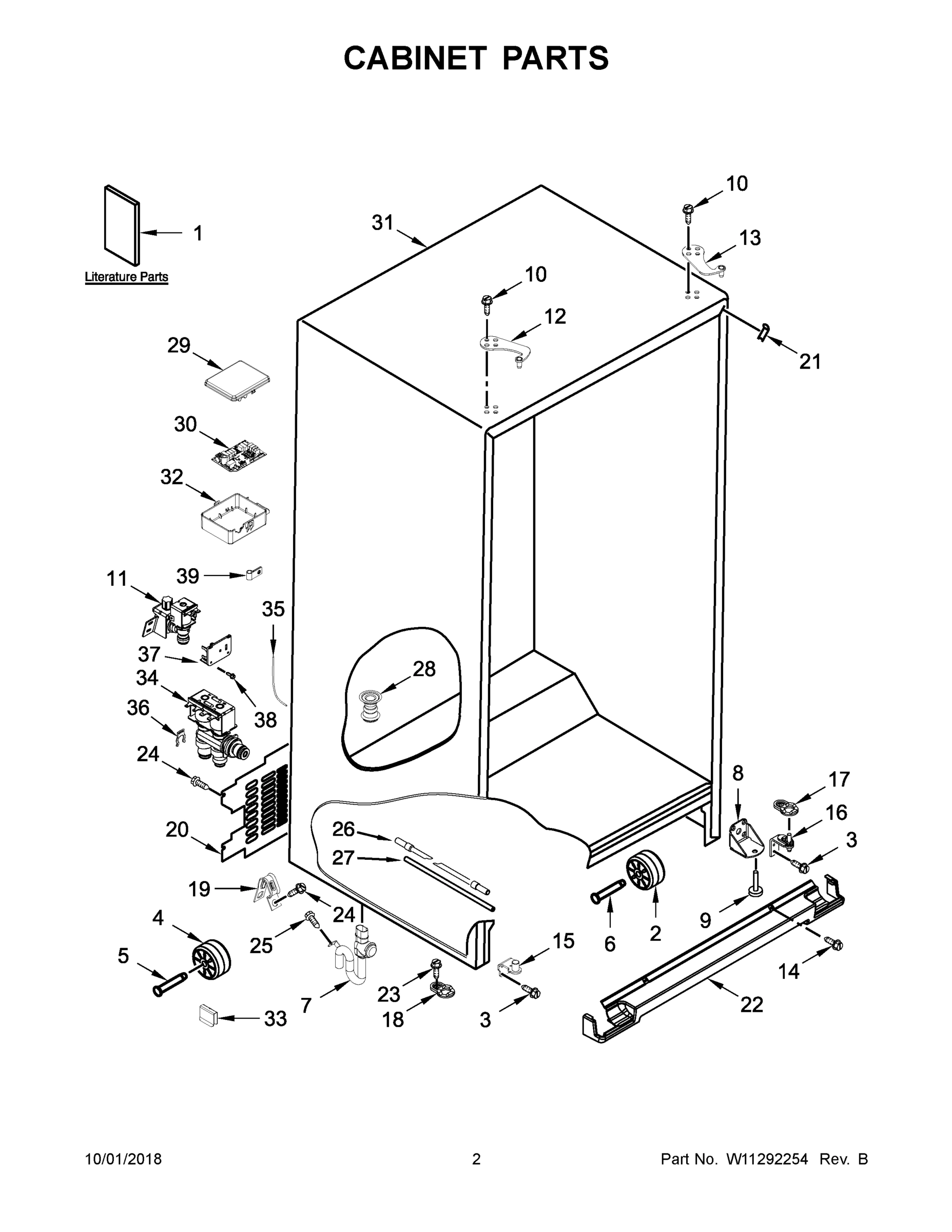 02 - CABINET PARTS
