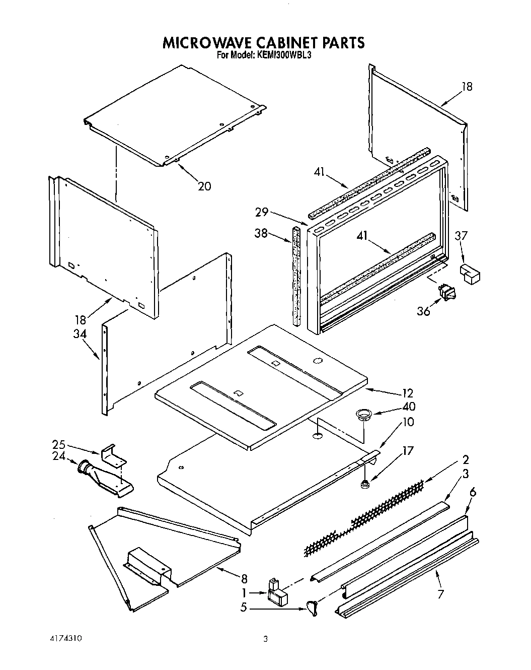 02 - MICROWAVE CABINET