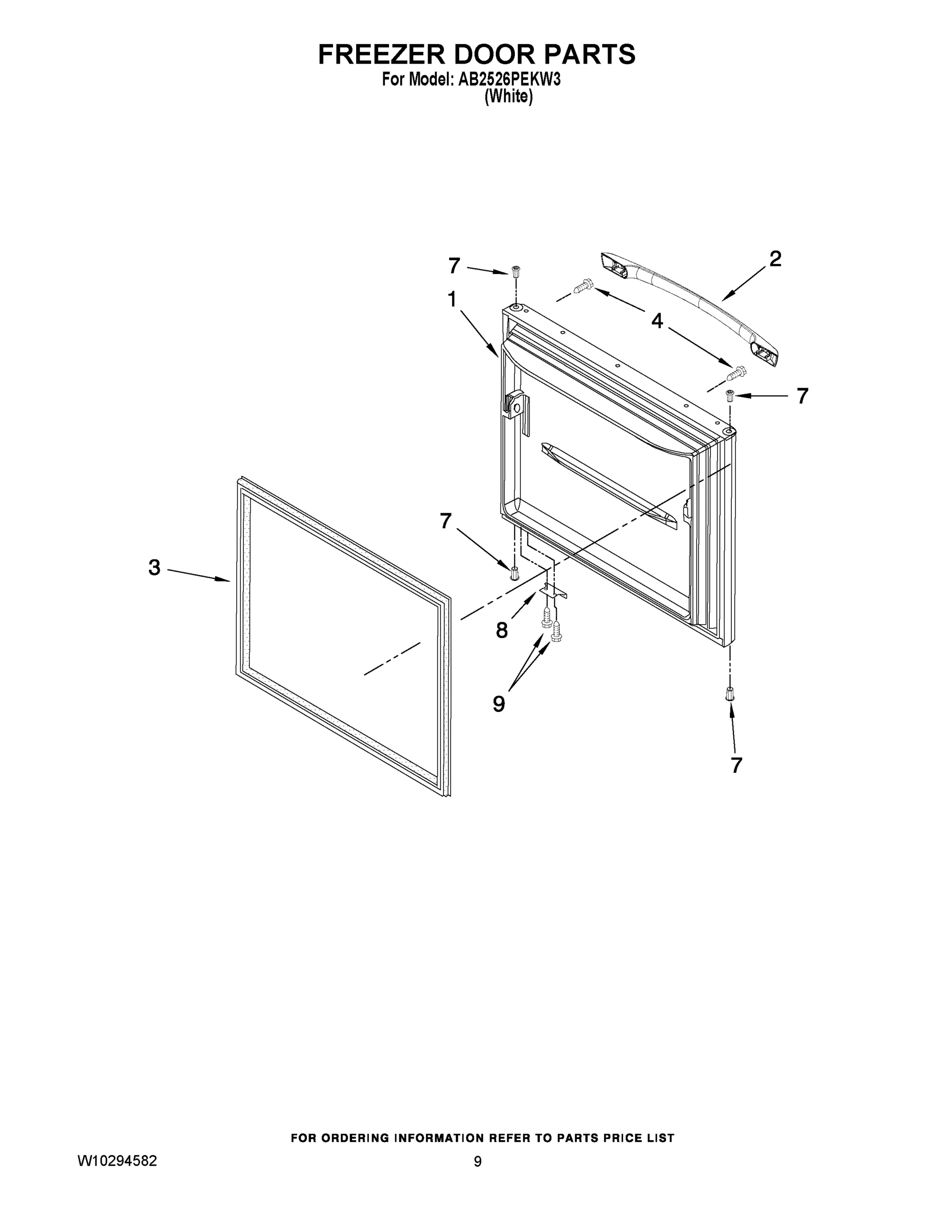 05 - FREEZER DOOR PARTS