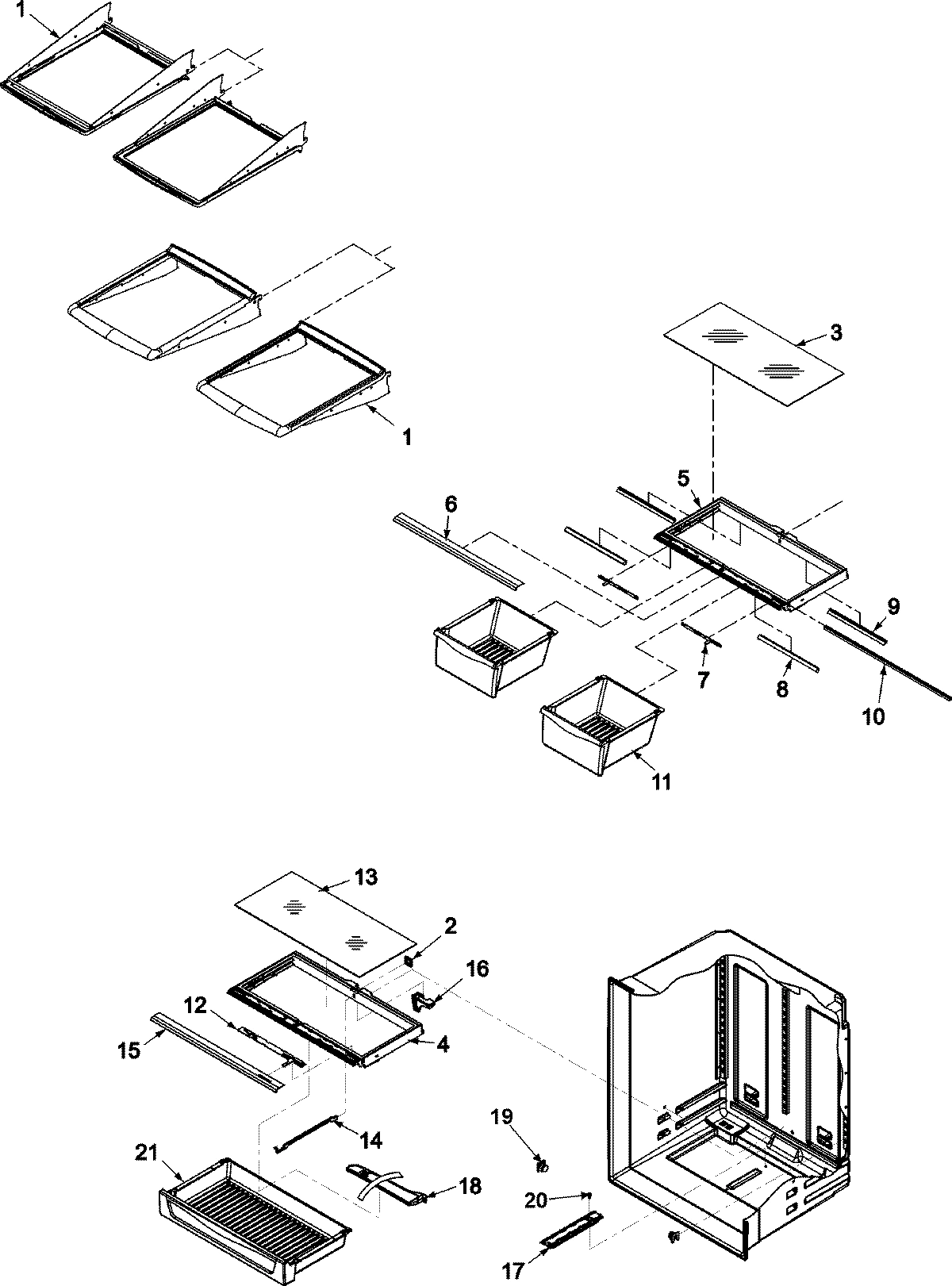 09 - REFRIGERATOR SHELVING