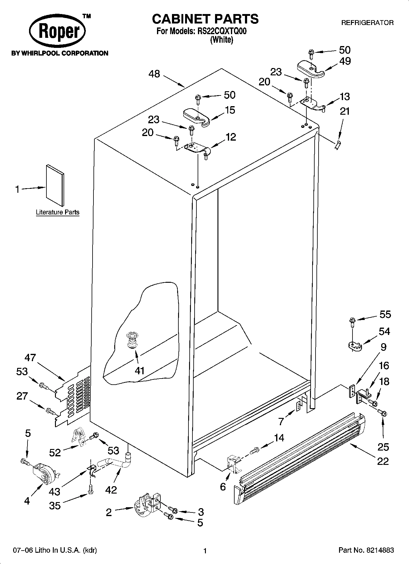 01 - CABINET PARTS