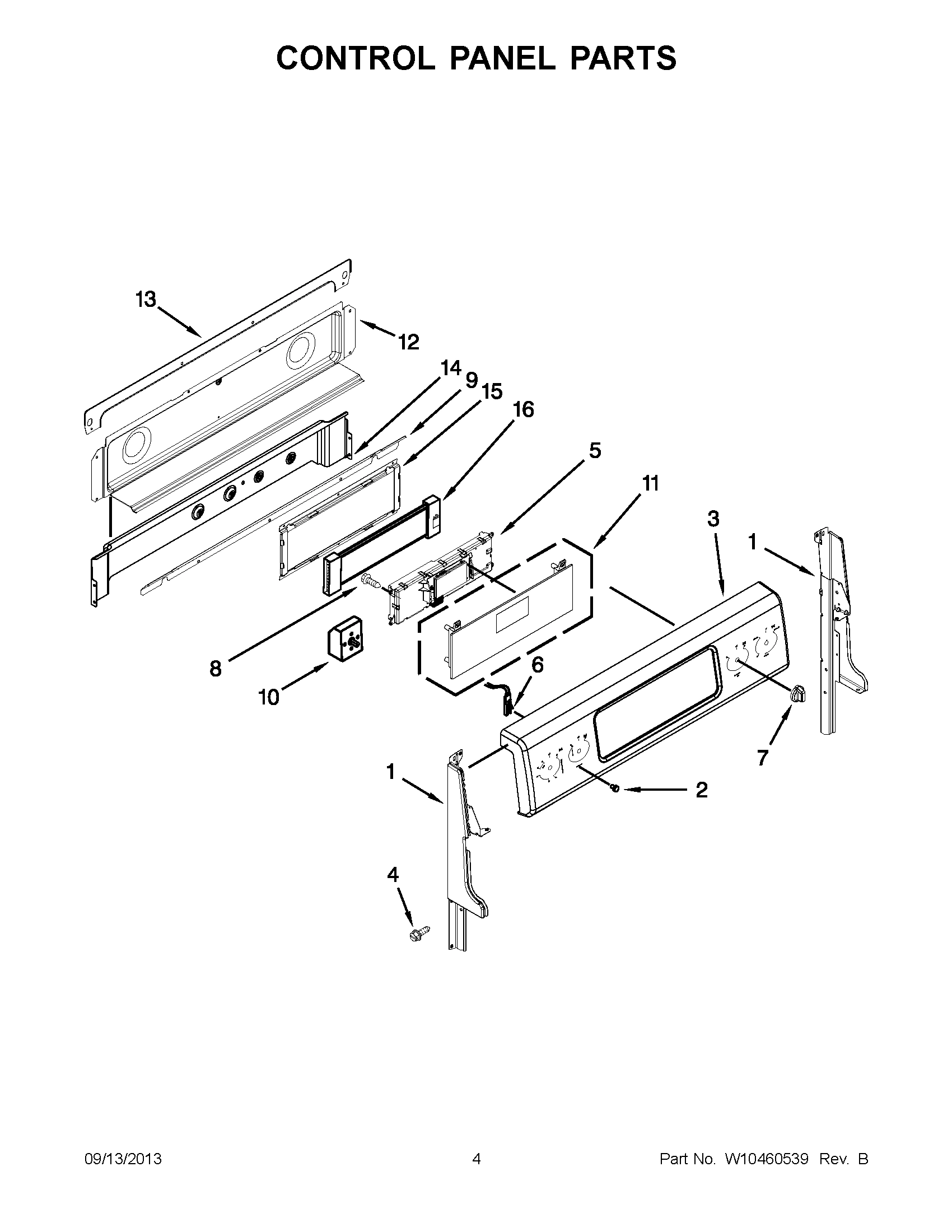 03 - CONTROL PANEL PARTS