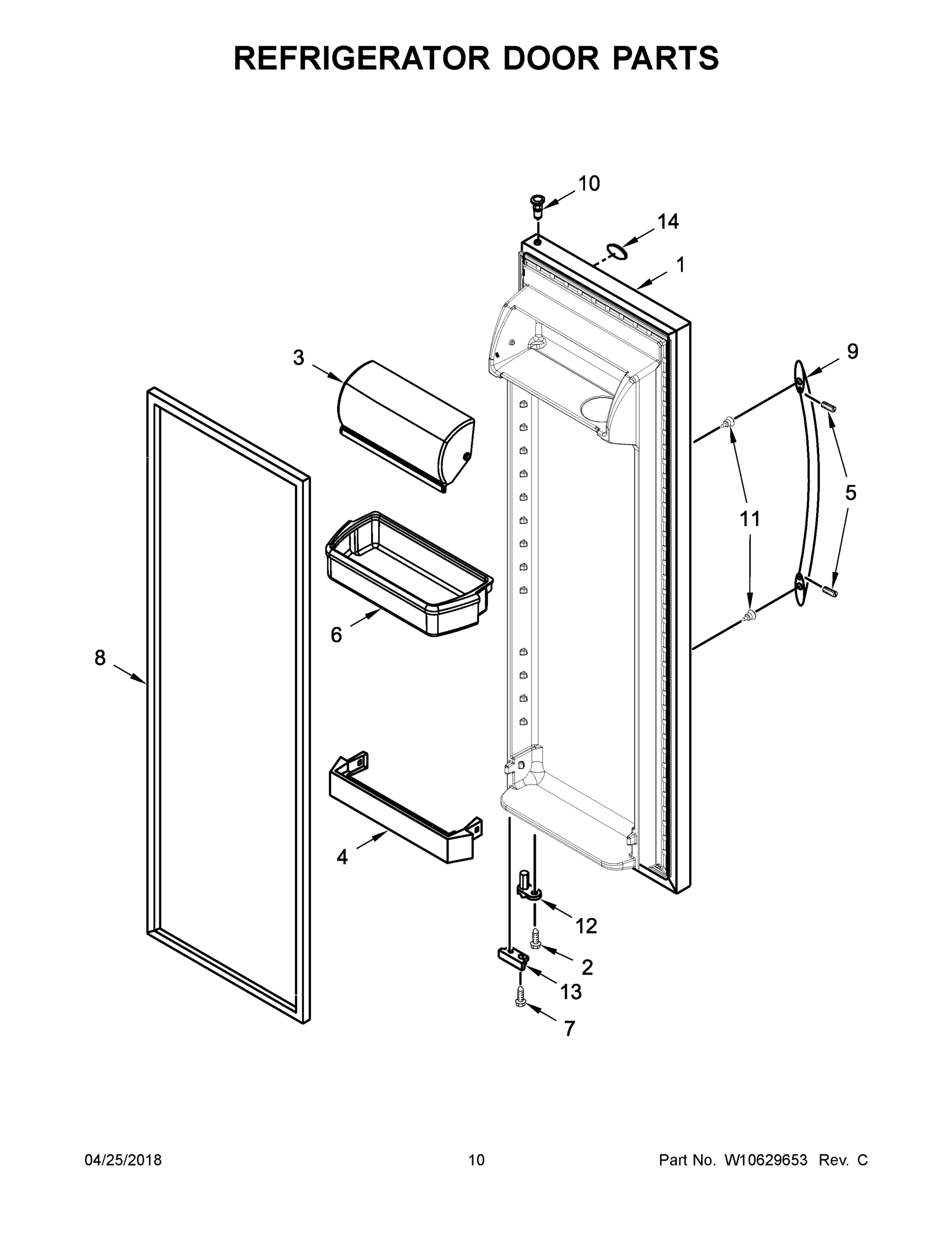 06 - REFRIGERATOR DOOR PARTS