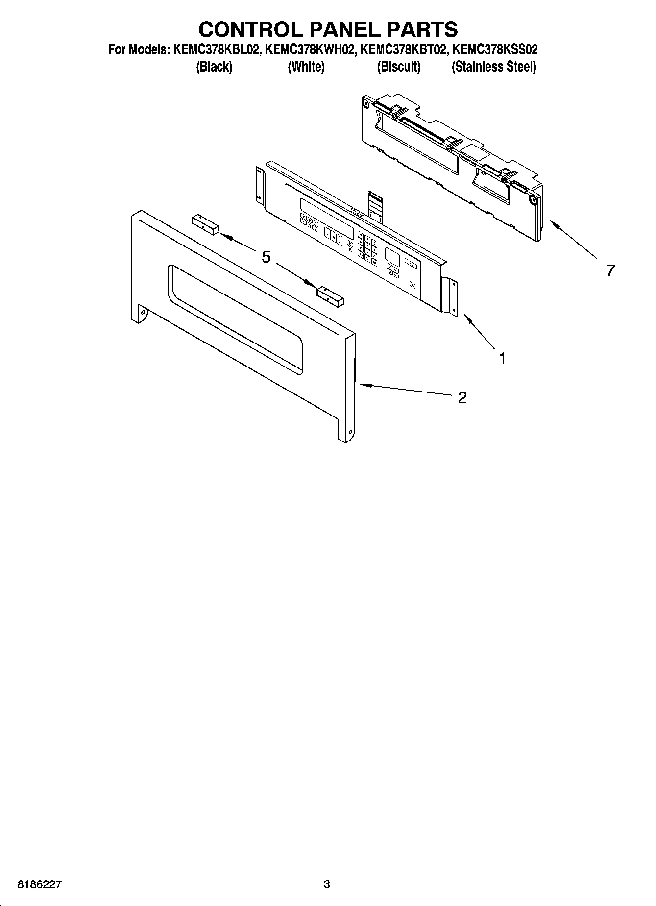 02 - CONTROL PANEL PARTS