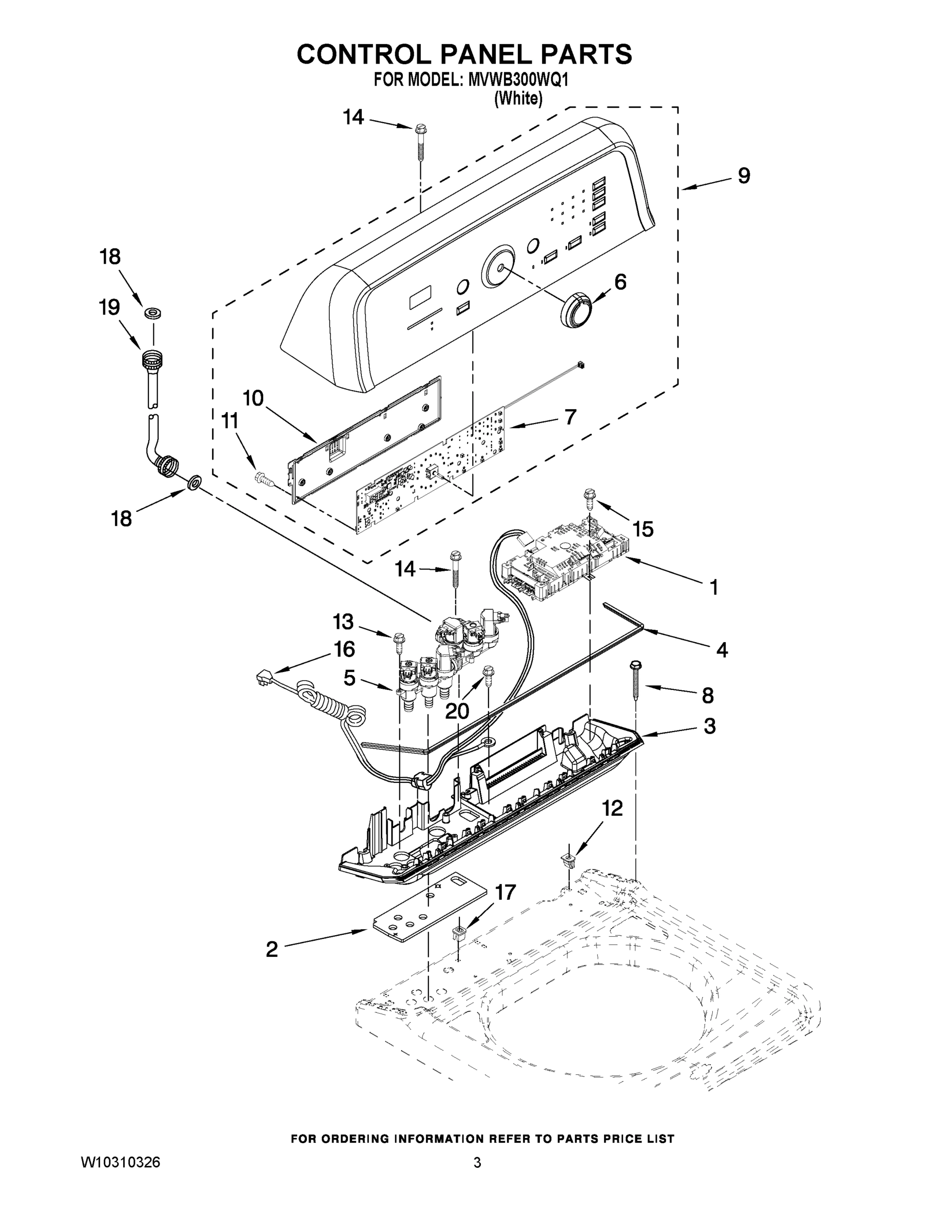 02 - CONTROL PANEL PARTS