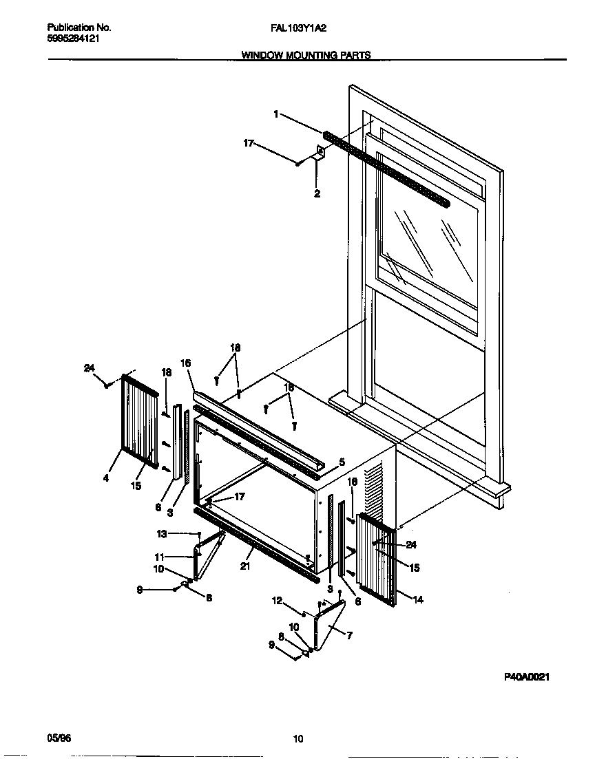 06 - WINDOW MOUNTING PARTS